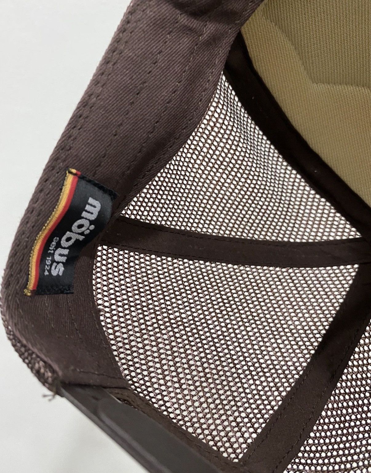 Japanese Brand VTG MOBUS Distress Trucker Hat Size ONE SIZE - 9 Thumbnail