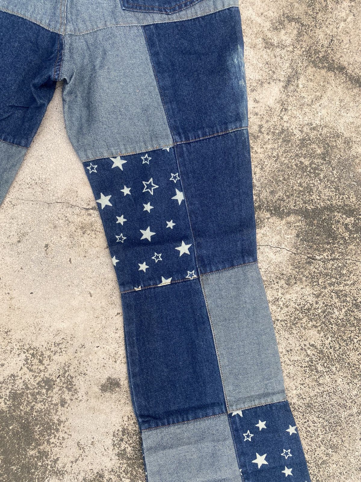 Hysteric Glamour × Japanese Brand Flare Jeans Chocolate Hagi Patchwork Bootcut Size 24 Size US 26 / EU 42 - 18 Thumbnail
