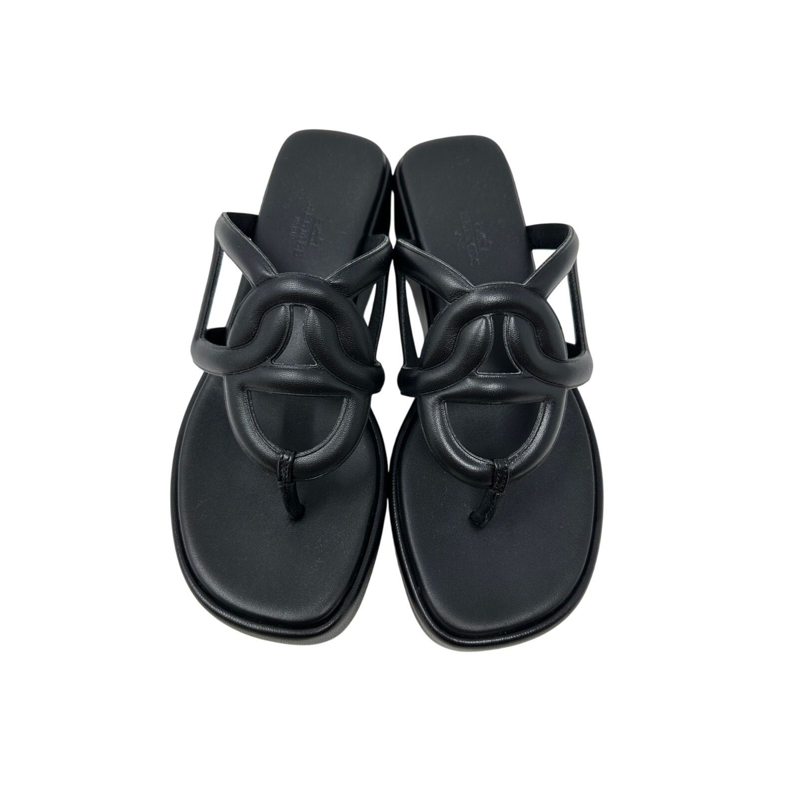 Hermes Hermes Gipsy Platform Wedge Sandals Womens 37 US 6.5 NEW Size US 6.5 / IT 36.5 - 3 Thumbnail