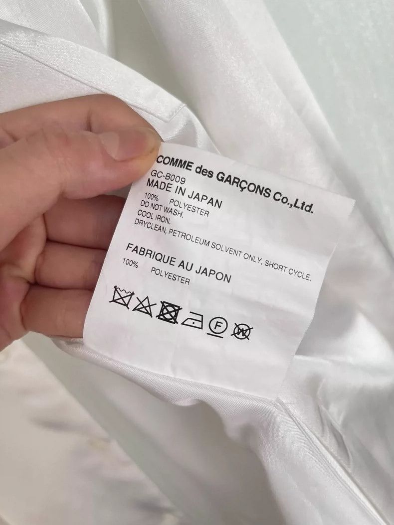 Comme des Garcons Comme Des Garcons Long White Shirt Size S / US 4 / IT 40 - 7 Thumbnail