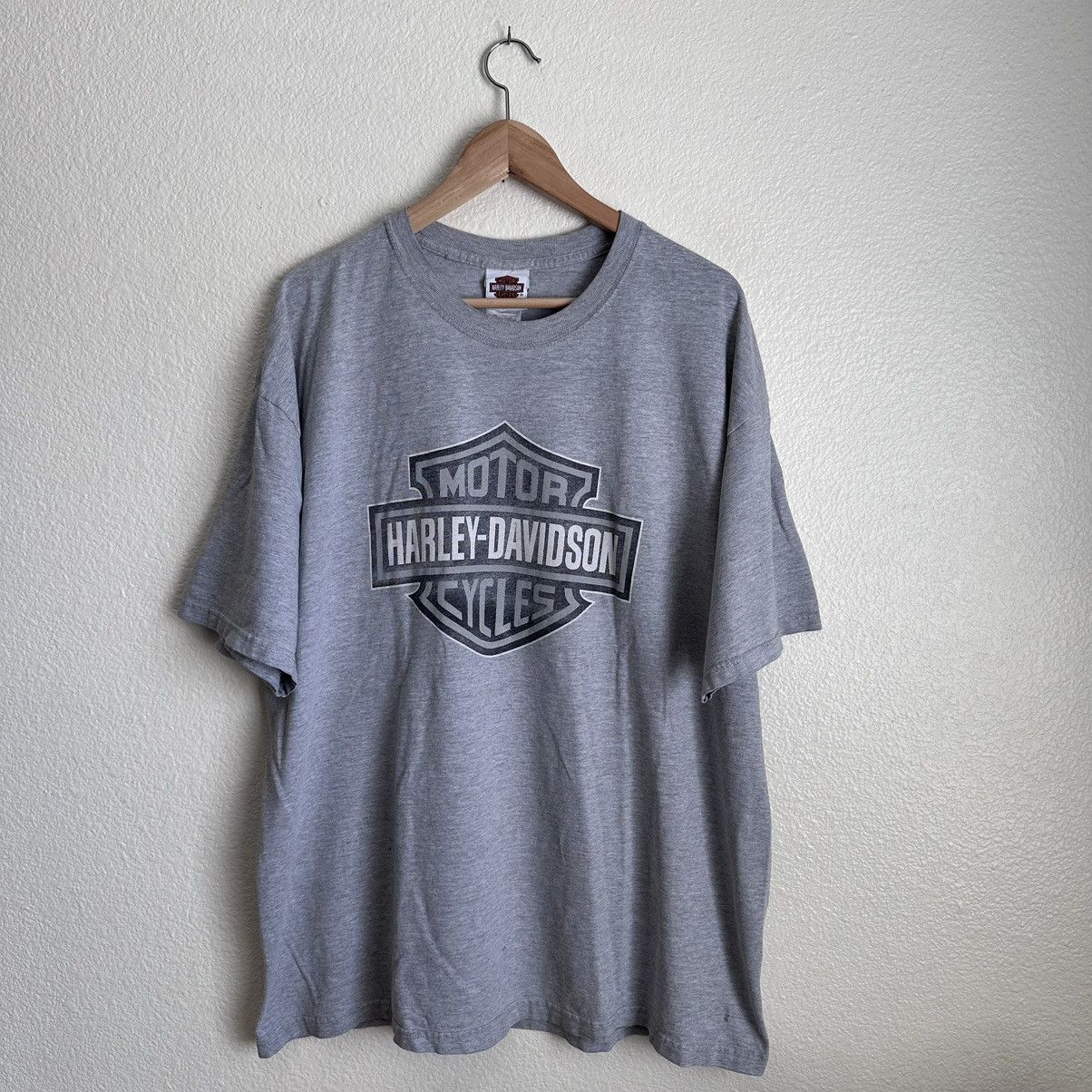 Harley Davidson Vintage Y2K 2005 Harley Davidson Gray Shirt Size XXL 2XL Size US XXL / EU 58 / 5 - 1 Thumbnail