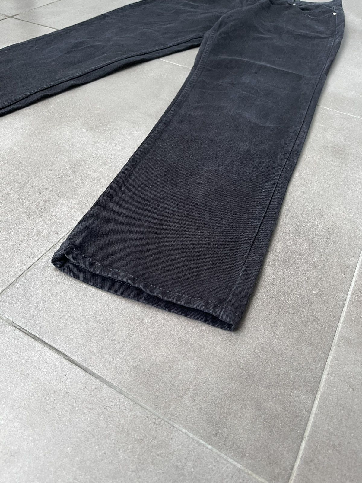 Valentino Valentino Jeans Black Baggy Denim Pants Size US 34 / EU 50 - 7 Thumbnail