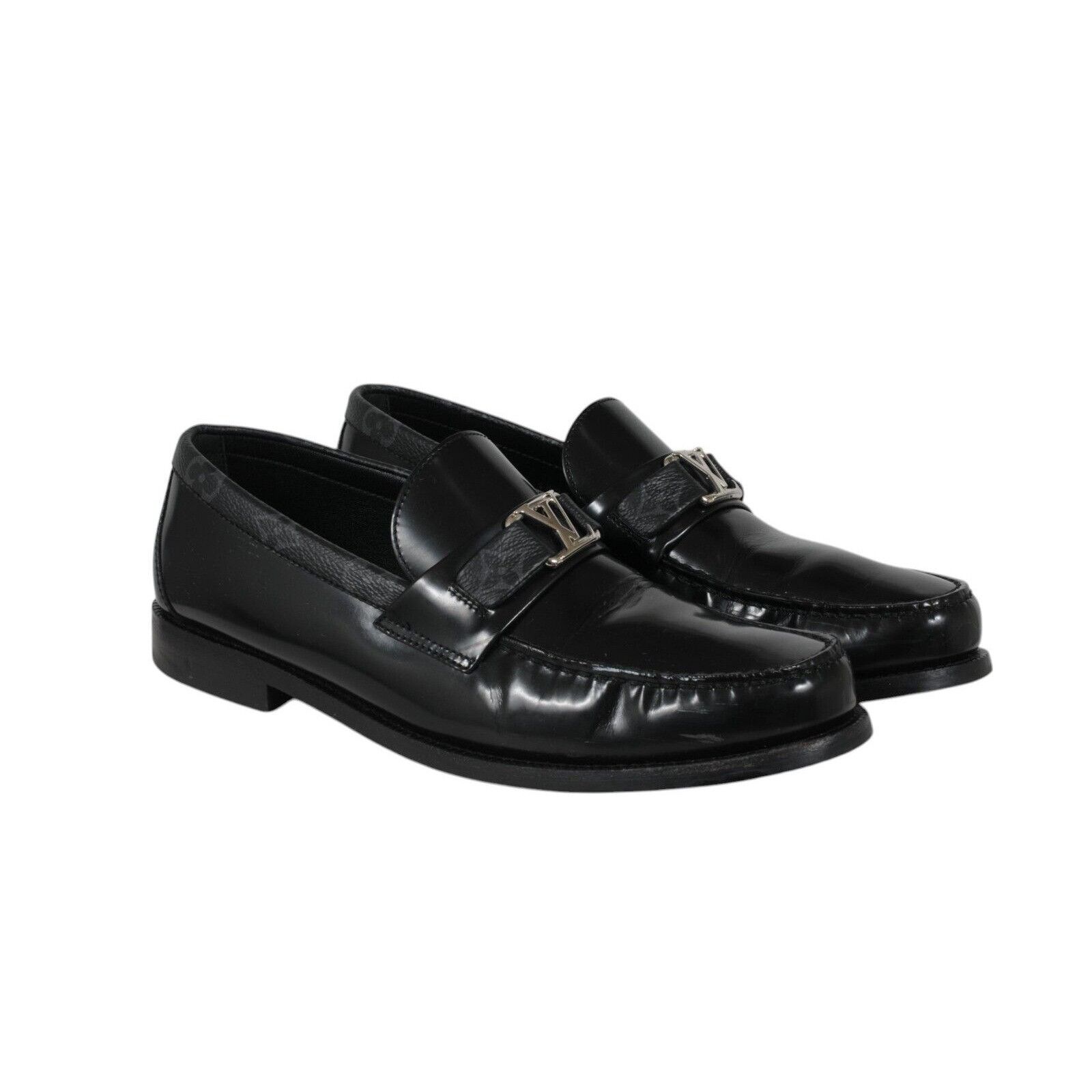 Louis Vuitton Major Loafers Black Leather - 02492 Size US 7.5 / EU 40-41 - 12 Thumbnail