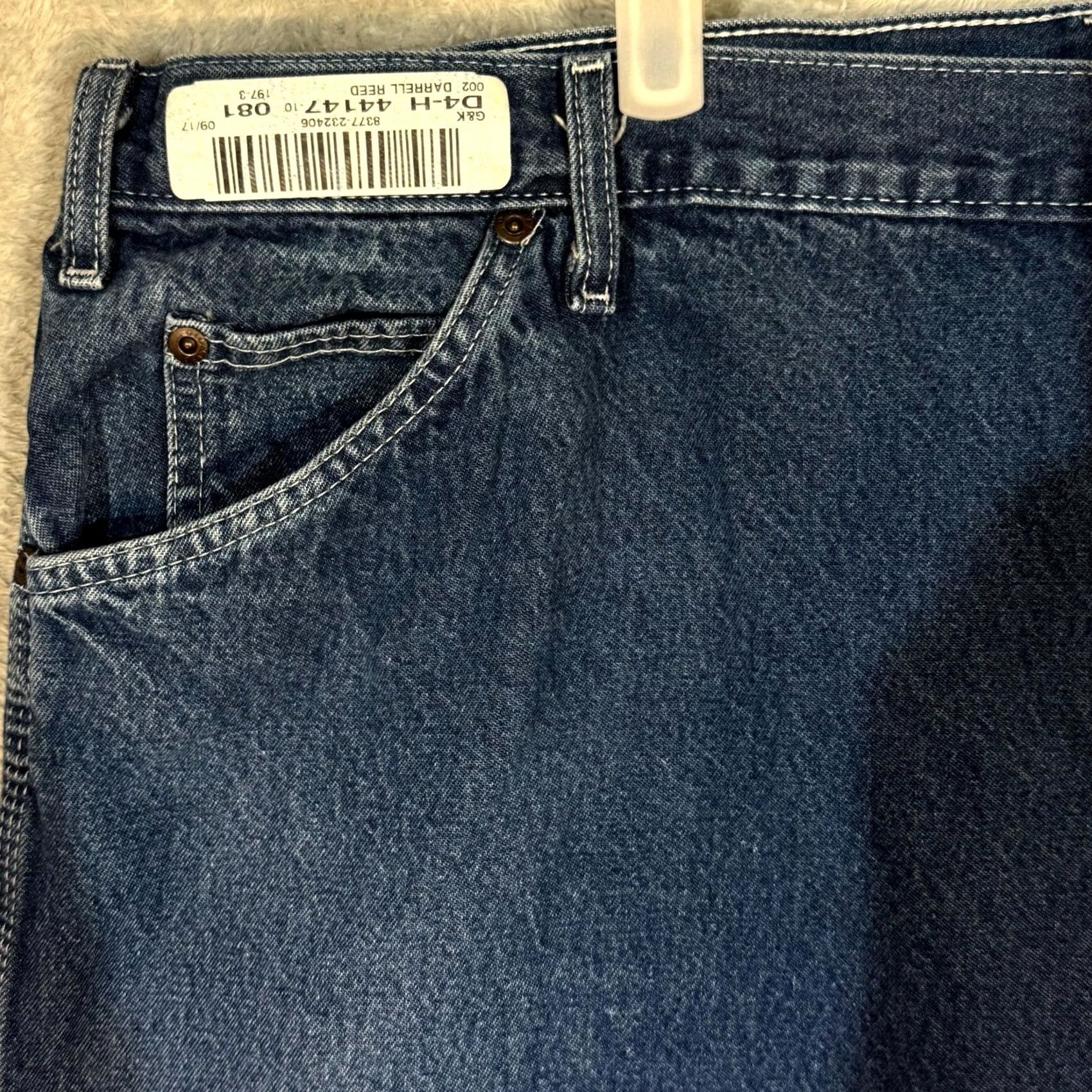 Dickies Dickies Carpenter Jeans Mens 42x34 Blue Denim Relaxed Fit Straight Leg Jeans Mens 42 x 34 Blue Denim Size US 42 / EU 58 - 4 Thumbnail
