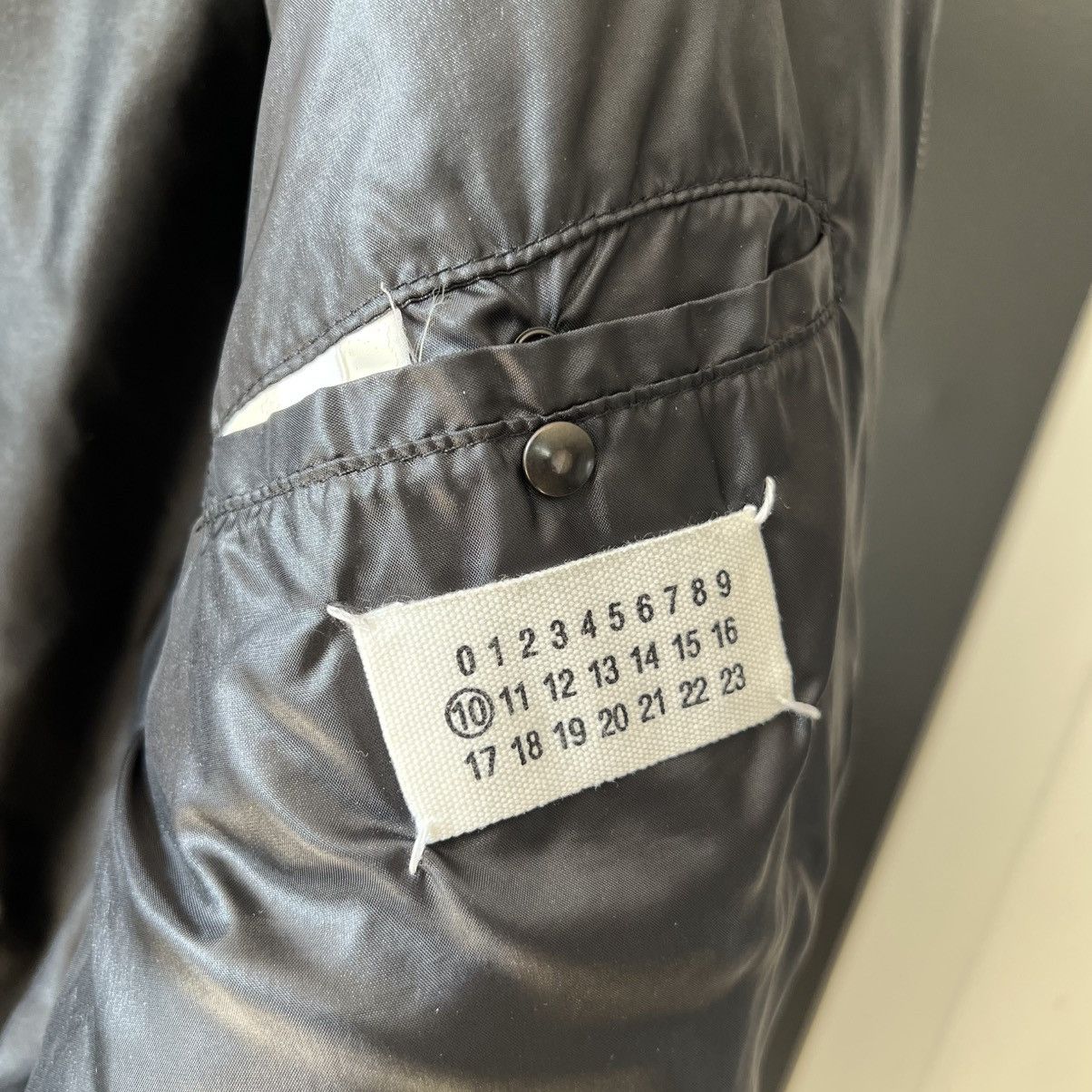 Maison Margiela Maison Margiela Line 10 Padded Biker Jacket 2007 Size US S / EU 44-46 / 1 - 4 Thumbnail