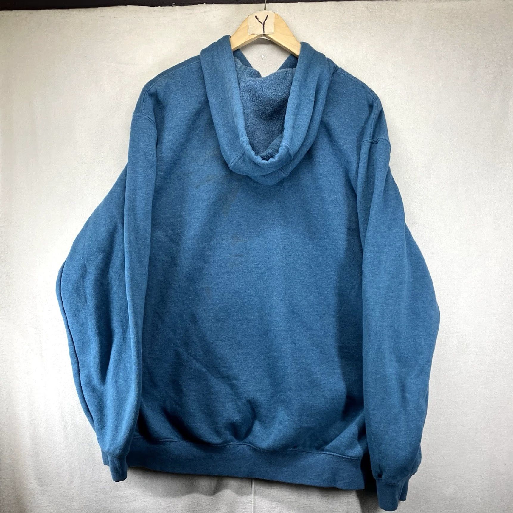 Carhartt Carhartt Hoodie Womens L Loose Fit Teal Logo Front Graphic Pockets Hooded Pullover Fleece Size L / US 10 / IT 46 - 2 Thumbnail