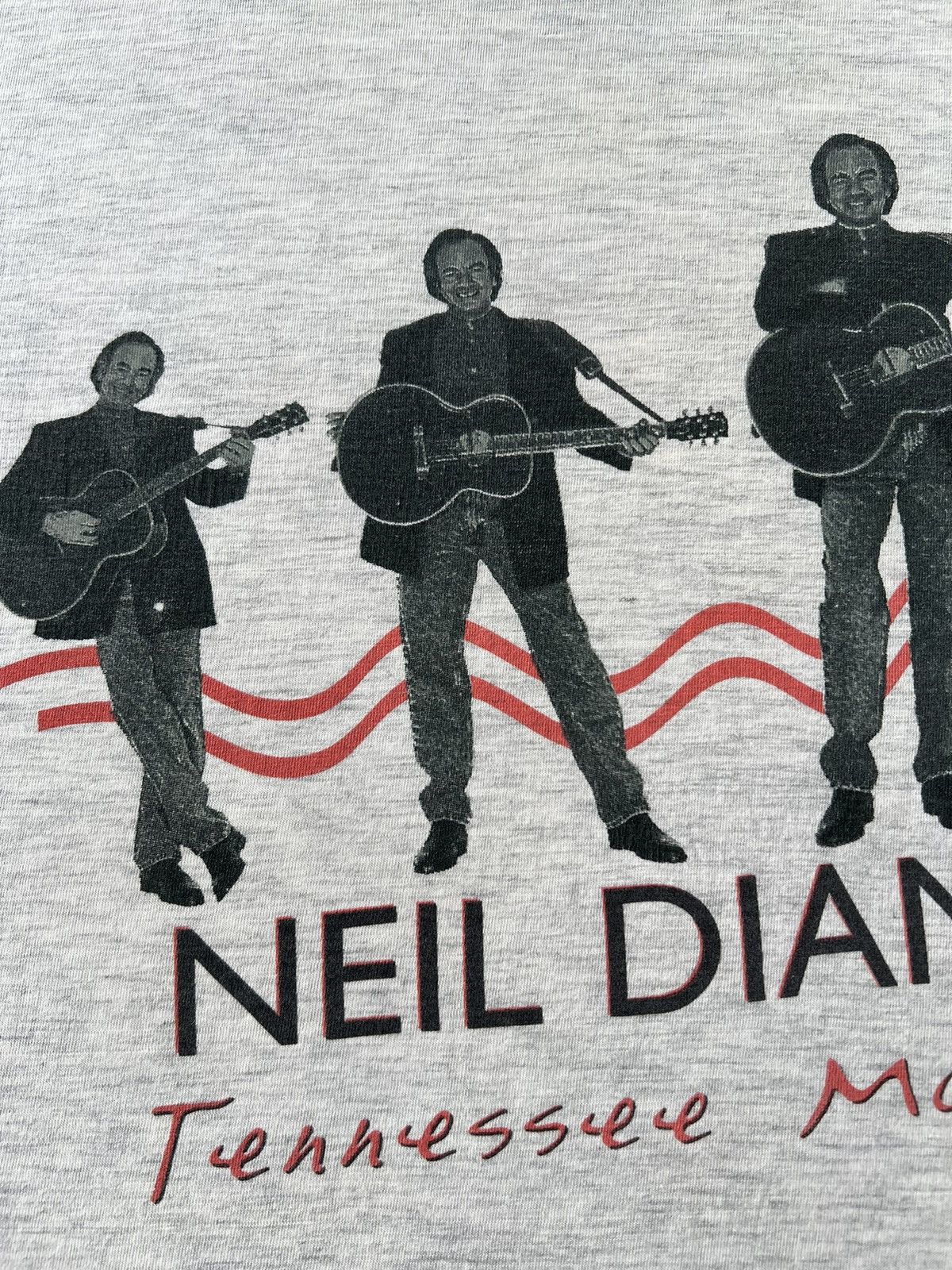 Band Tees Vintage 1996 Neil Diamond Tennessee Moon Tour T-shirt Size US XL / EU 56 / 4 - 4 Thumbnail