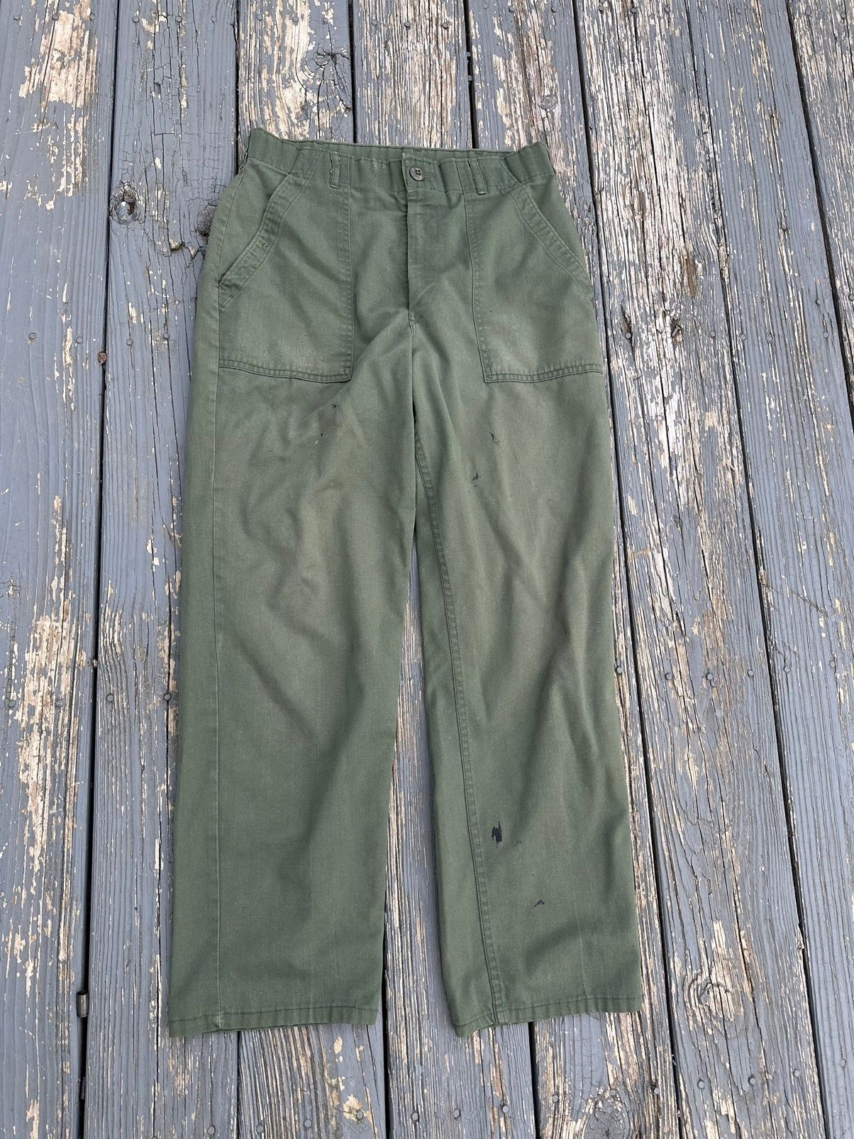 Vintage Essential 70s OG 507 US Military OD Green Vintage Pants 30 ...