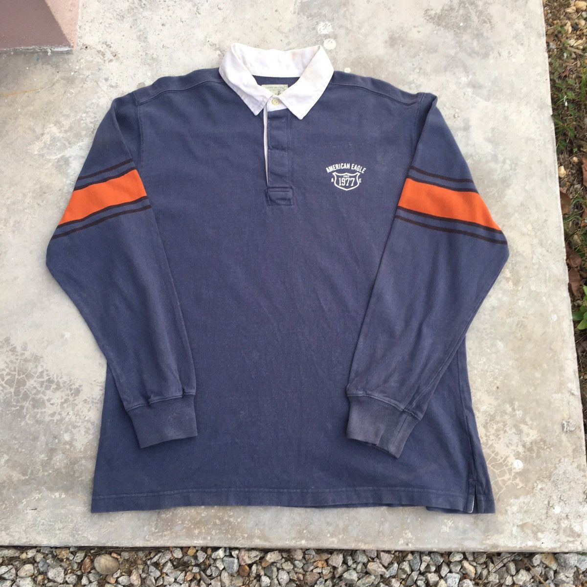American Eagle Outfitters × Vintage Vintage American Eagle Outfitters Polo Rugby Size US L / EU 52-54 / 3 - 1 Thumbnail