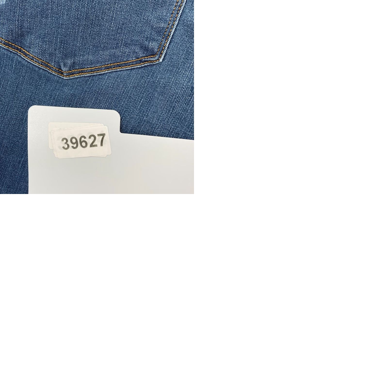 Denime Judy Blue Shorts Women's 24W Slit Cut-Off Denim Distressed Stretch Blue Relaxed Fit 5-Pocket Casual/Workwear Size 42" / US 20 - 9 Thumbnail