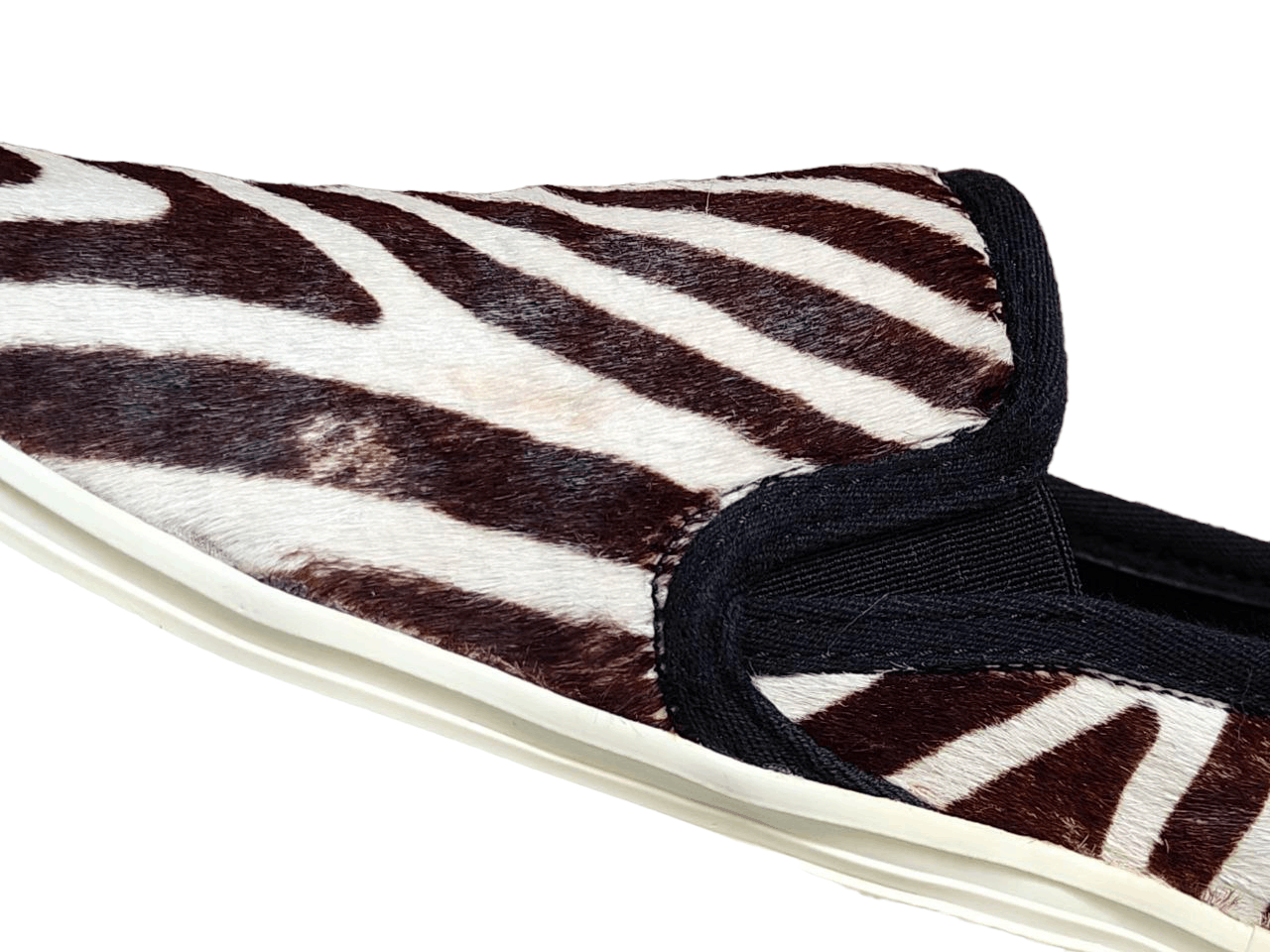 Hedi Slimane × Saint Laurent Paris Zebra Pony Slip On Size US 7 / IT 37 - 6 Thumbnail