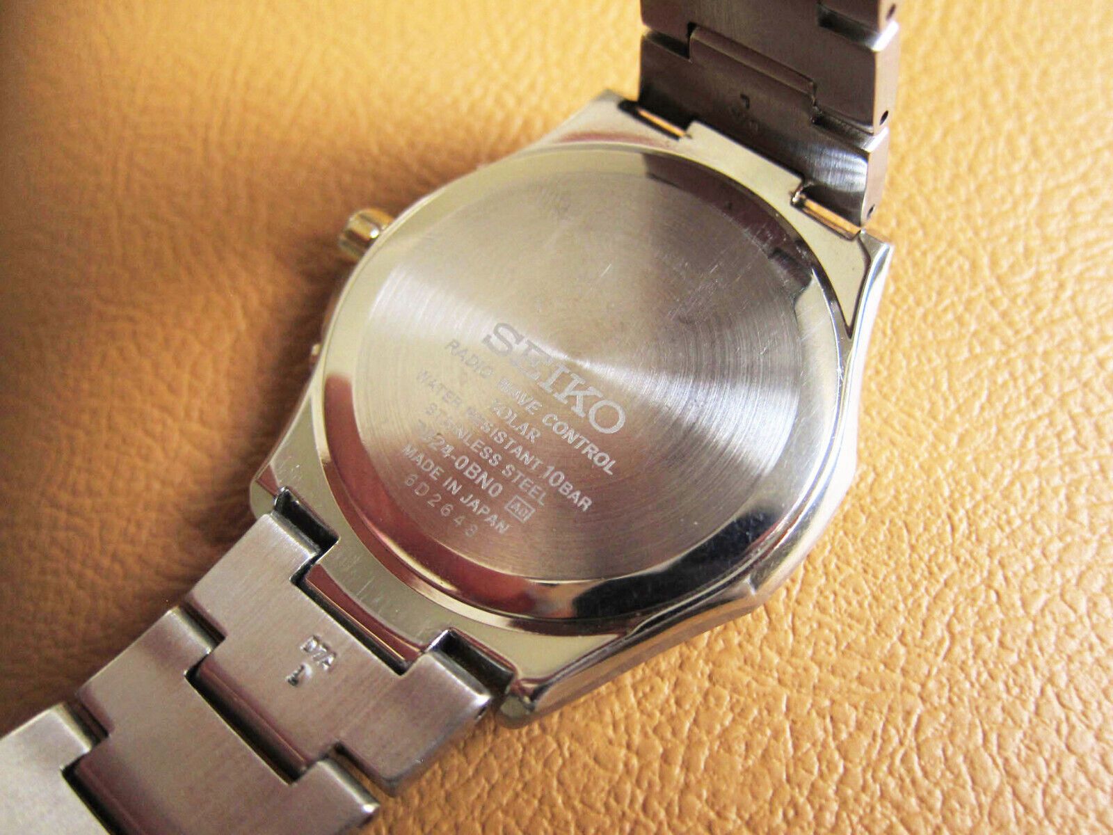 Seiko SEIKO 7B24-0BN0 Solar Radio Wave Control SS Men's Watch Size ONE SIZE - 14 Thumbnail