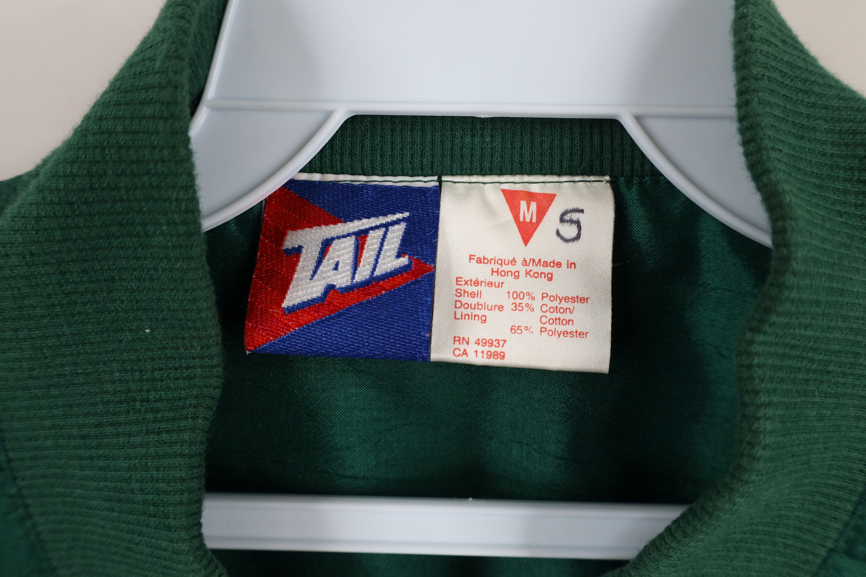 Vintage Vintage 90s Streetwear Silky Polyester Bomber Jacket Green Size M / US 6-8 / IT 42-44 - 7 Thumbnail
