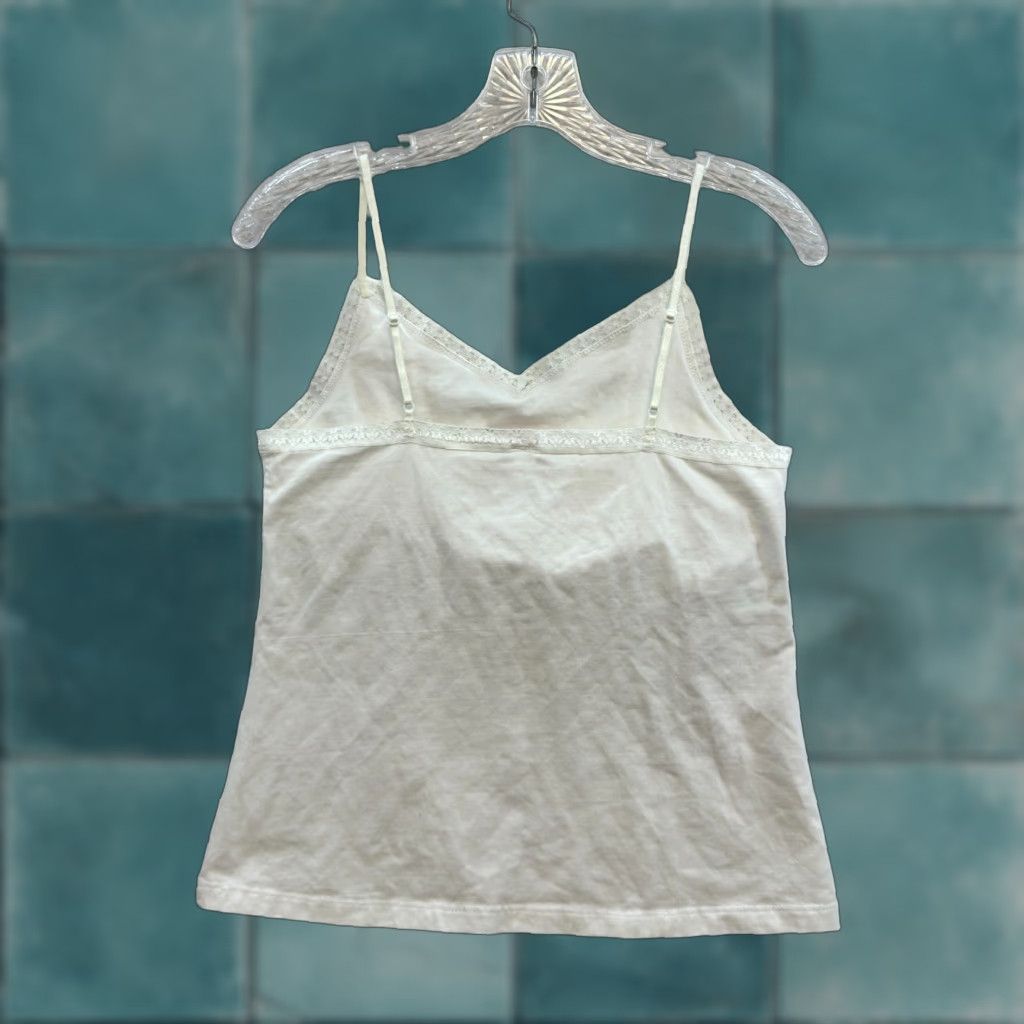 ESPIRIT VINTAGE Espirit Shirt L White Y2K Built-in-Bra Boho Fairy Grunge Size L / US 10 / IT 46 - 1 Thumbnail