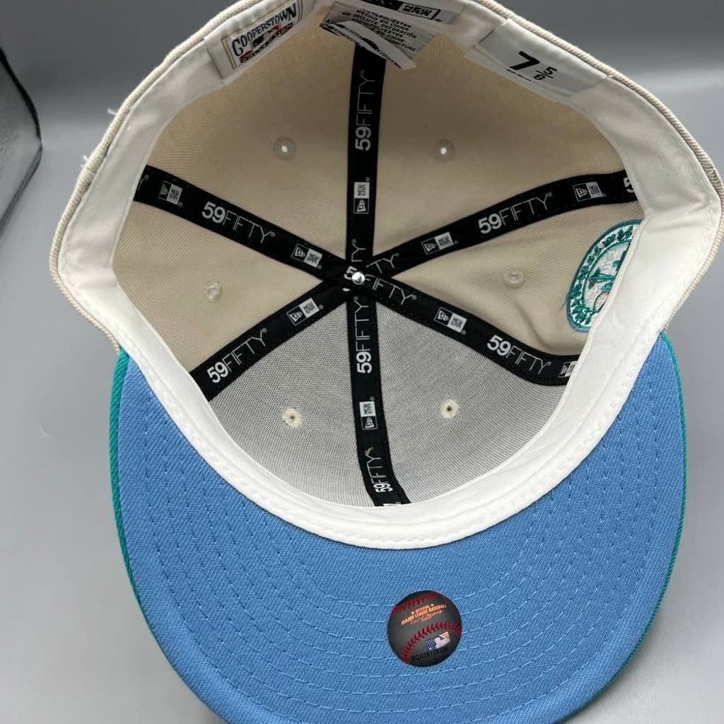 New Era Seattle Mariners Hat Men 7 5/8 59Fifty New Era Fitted Cap Size ONE SIZE - 7 Thumbnail