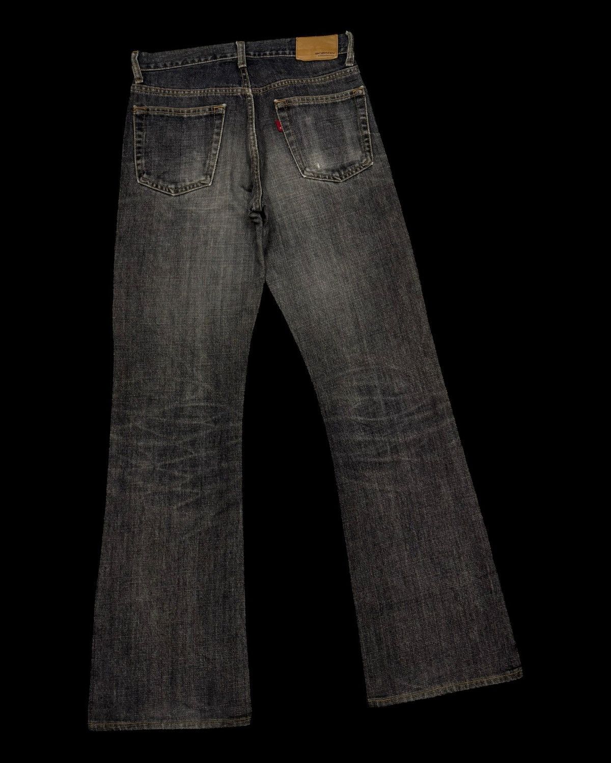 If Six Was Nine 💥FLARE JEANS 80s Style Muddy Bobson Bootcut Distress Denim Size US 29 - 3 Thumbnail