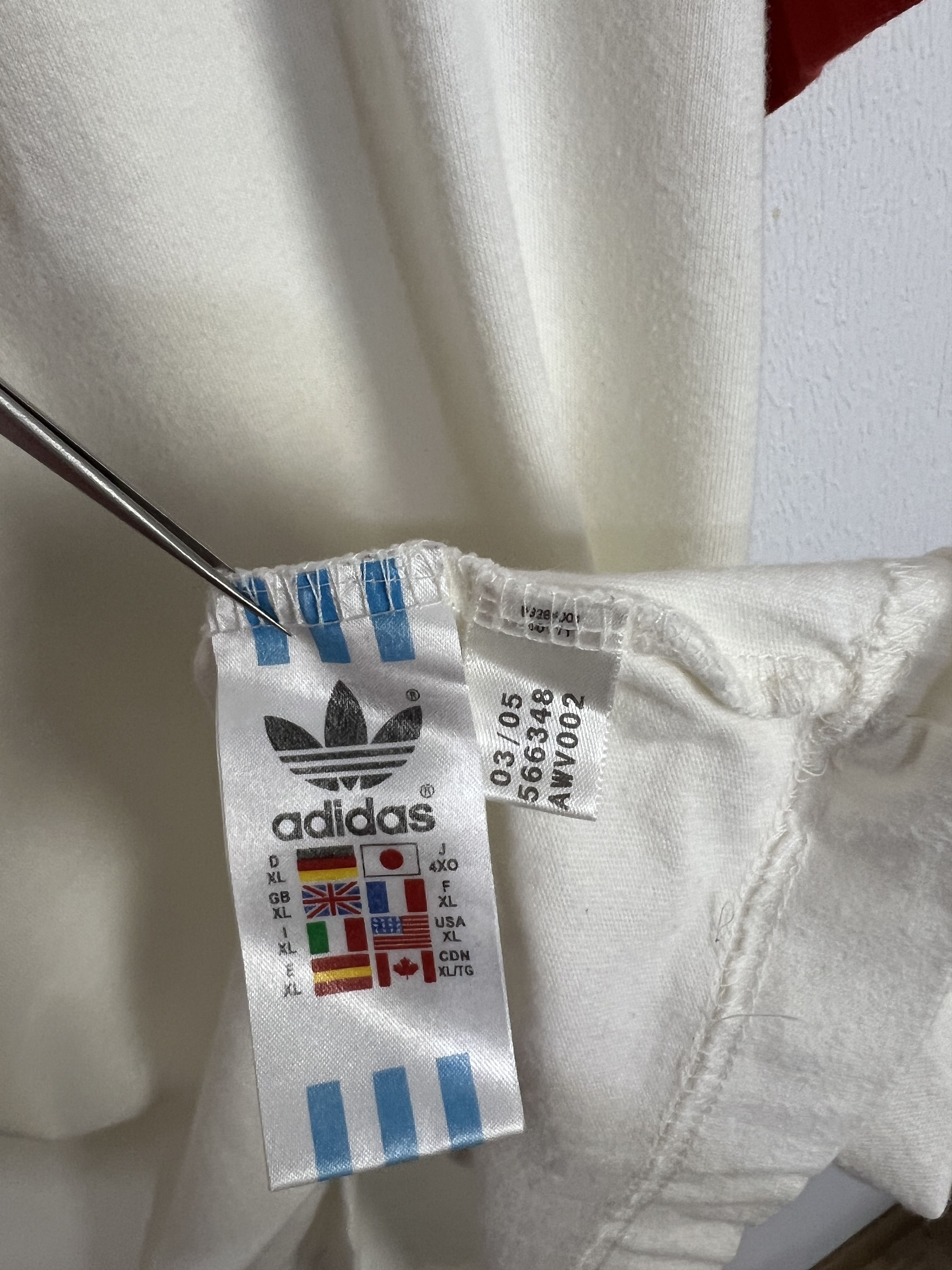 Adidas Vintage Adidas Originals Peru Football Shirt Soccer White Size US XL / EU 56 / 4 - 7 Thumbnail