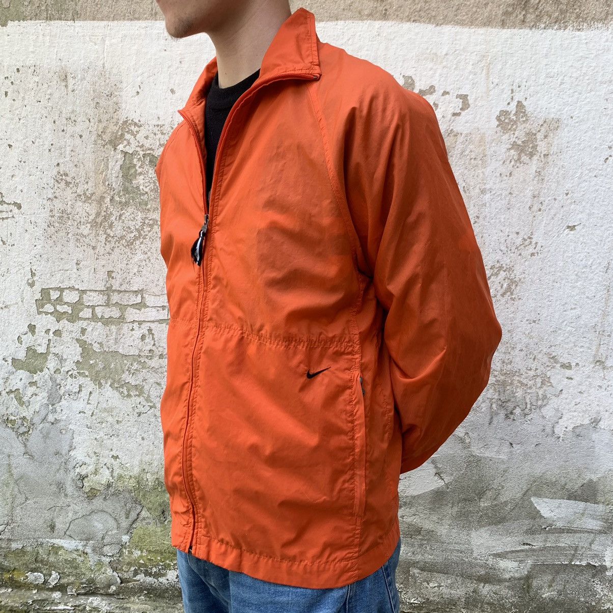 Other 🍊 Orange Vintage Y2K Nike Small Swoosh Zip jacket Size US M / EU 48-50 / 2 - 1 Thumbnail