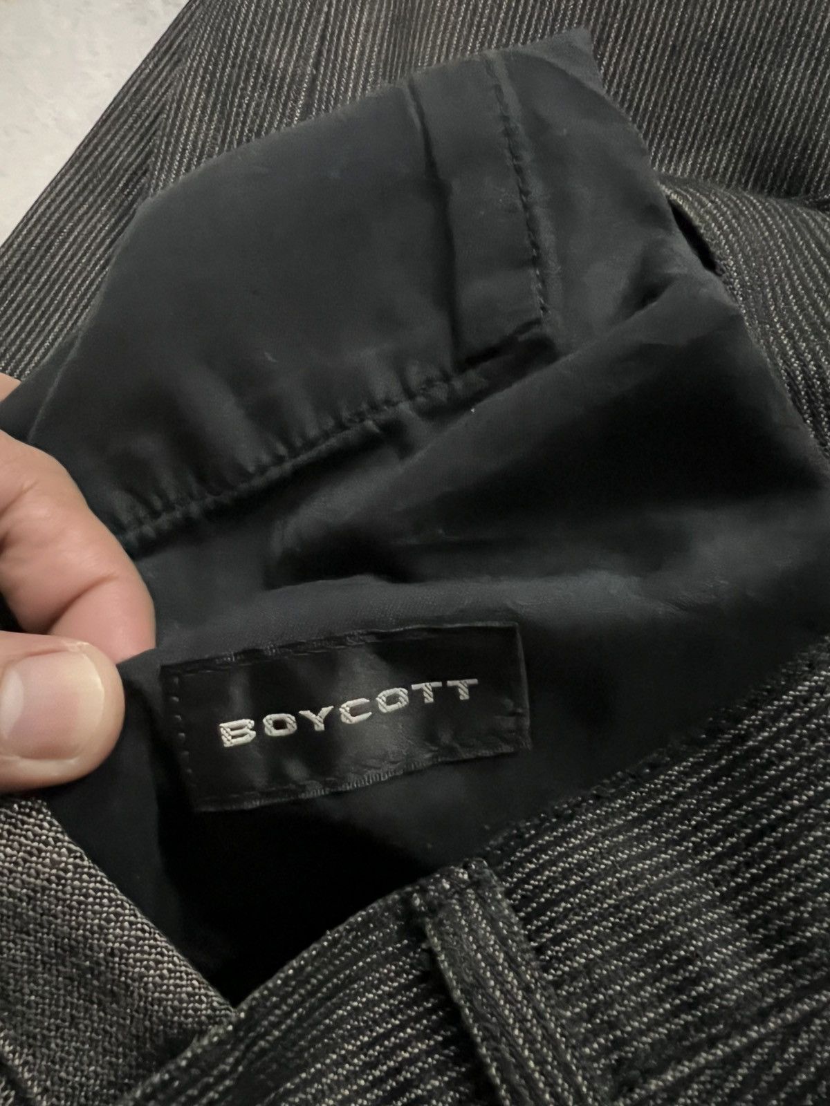 Boycott × If Six Was Nine × Japanese Brand BOYCOTT STRIPE DENIM NICE DESIGN Size US 30 / EU 46 - 12 Thumbnail