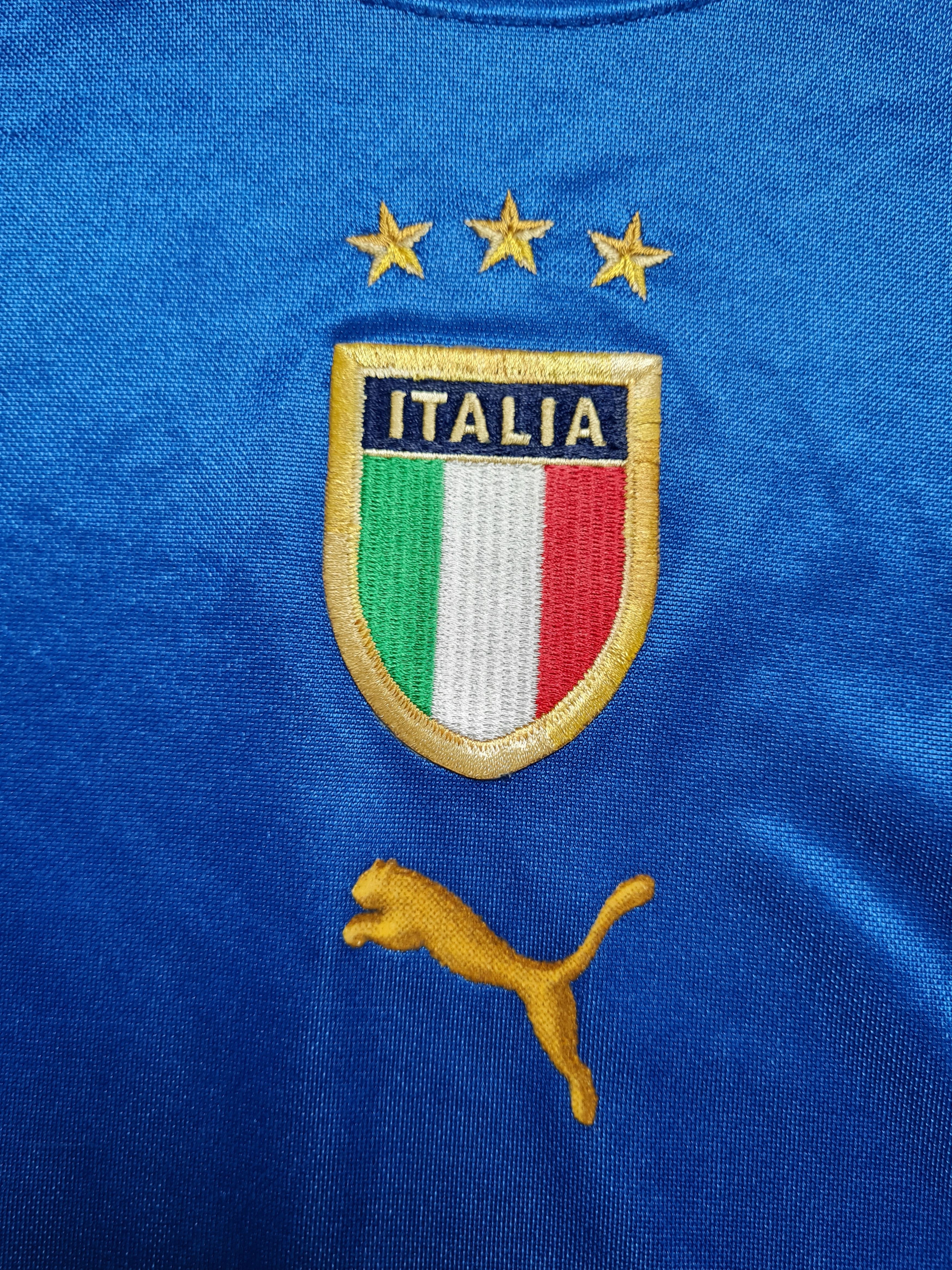 Puma Italy 2004-2006 Home Football Shirt PumaTrikot Maglia Size US XS / EU 42 / 0 - 14 Thumbnail