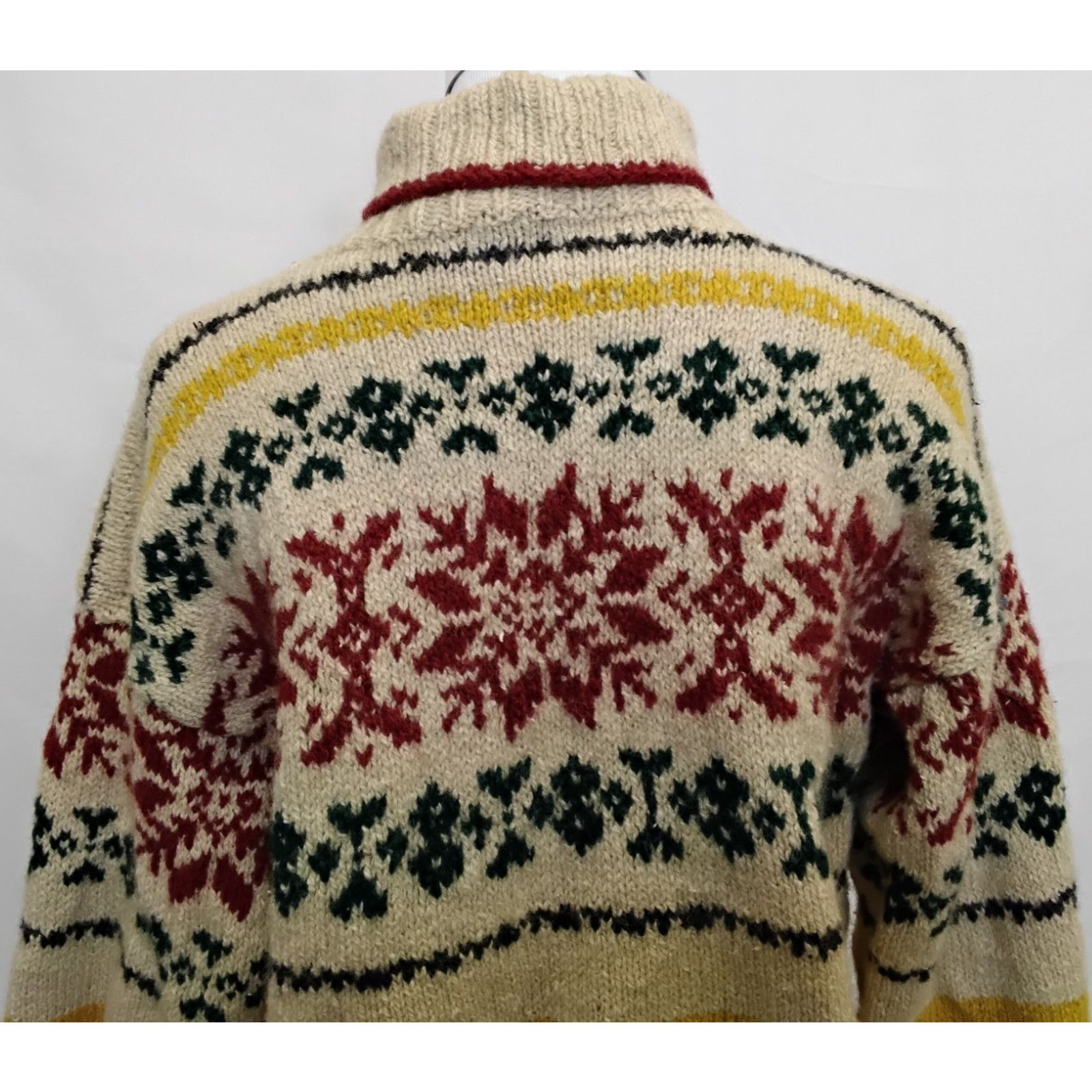 Ralph Lauren Ralph Lauren Country Sweater Women's Med Fair Isle Handknit Size M / US 6-8 / IT 42-44 - 5 Thumbnail