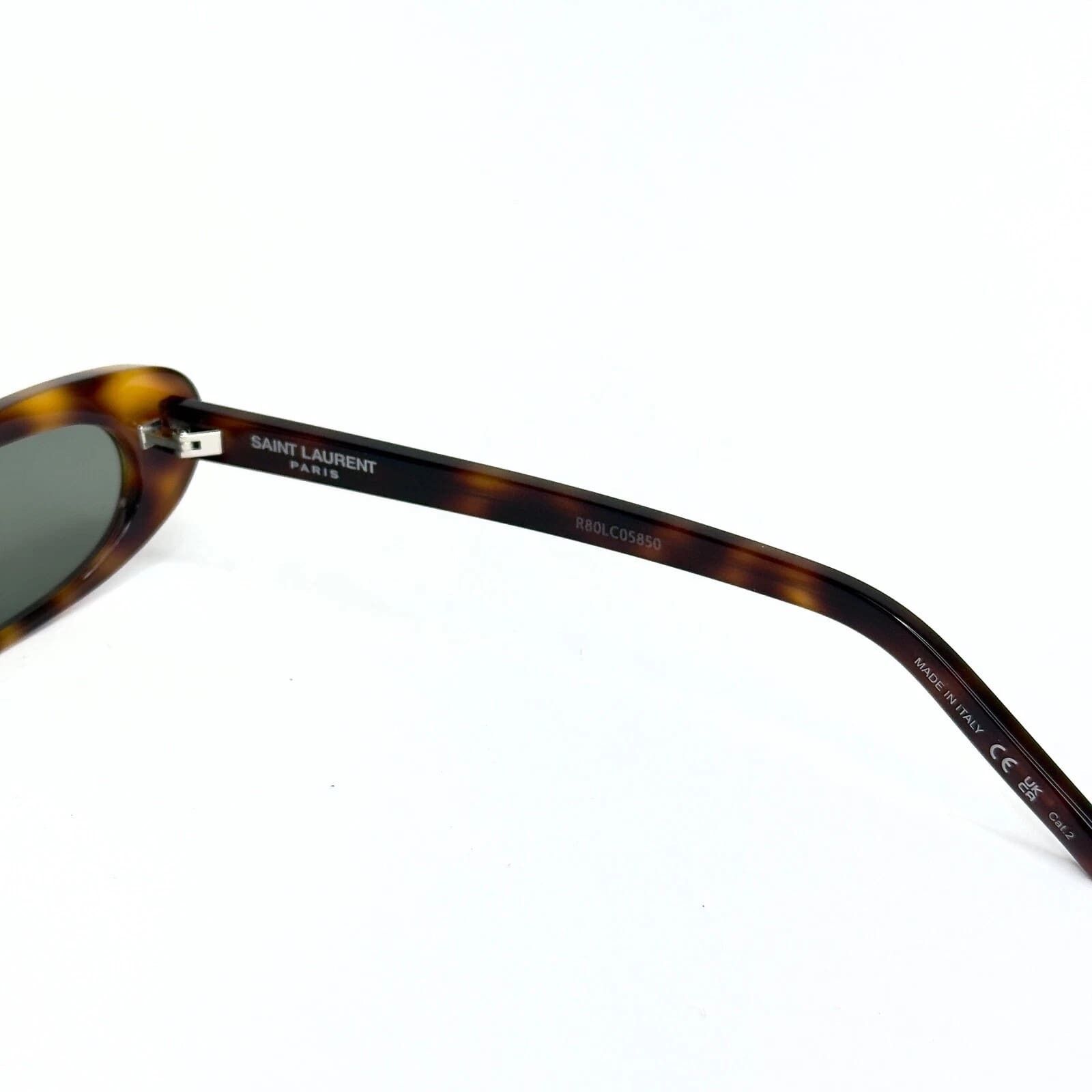 Yves Saint Laurent SAINT LAURENT SHADE SL 557 SL557 Brown Green Narrow Slim 002 Size ONE SIZE - 3 Thumbnail