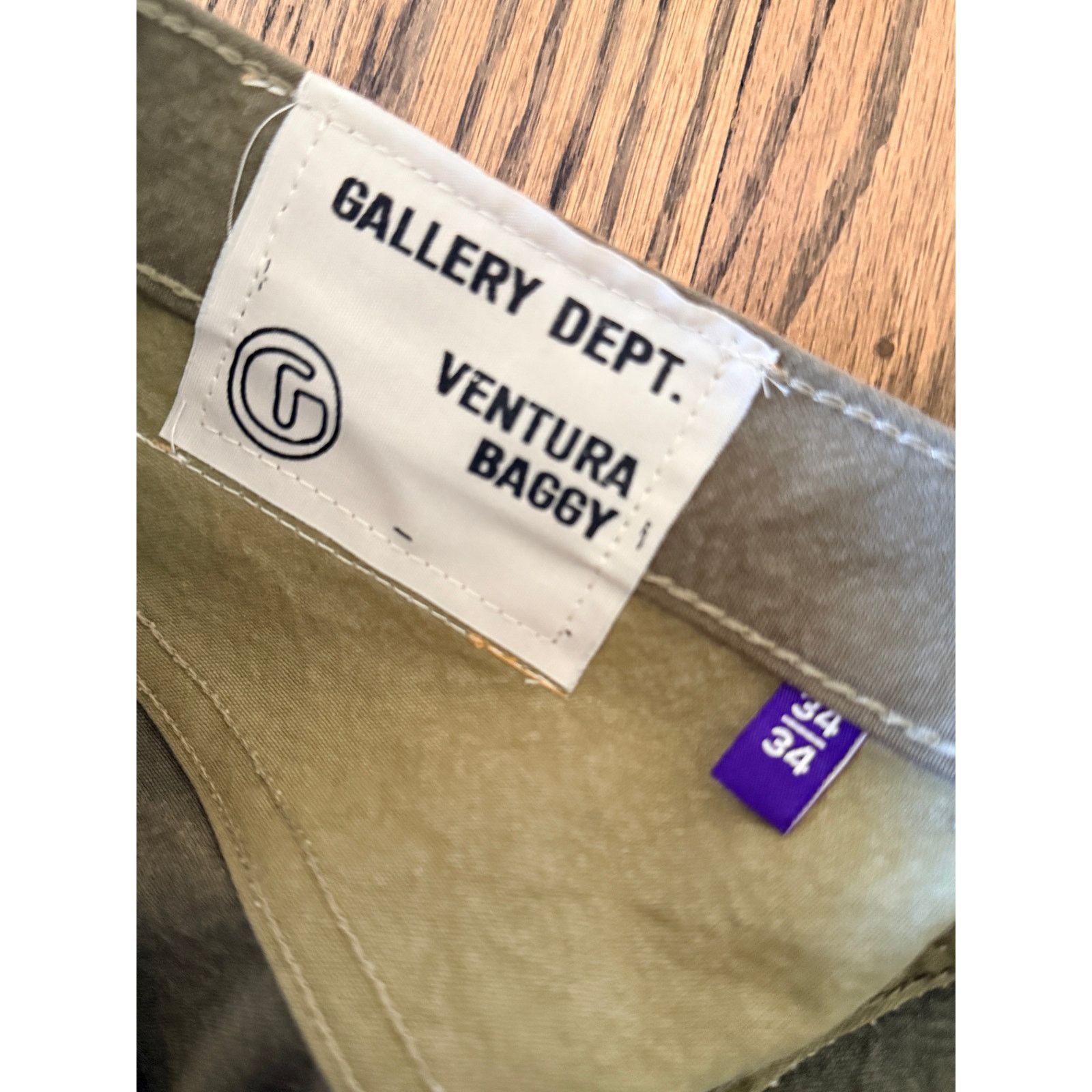 Gallery Dept. Gallery Dept. Ventura Baggy Two-Tone Olive Jeans 34 Size US 34 / EU 50 - 10 Thumbnail