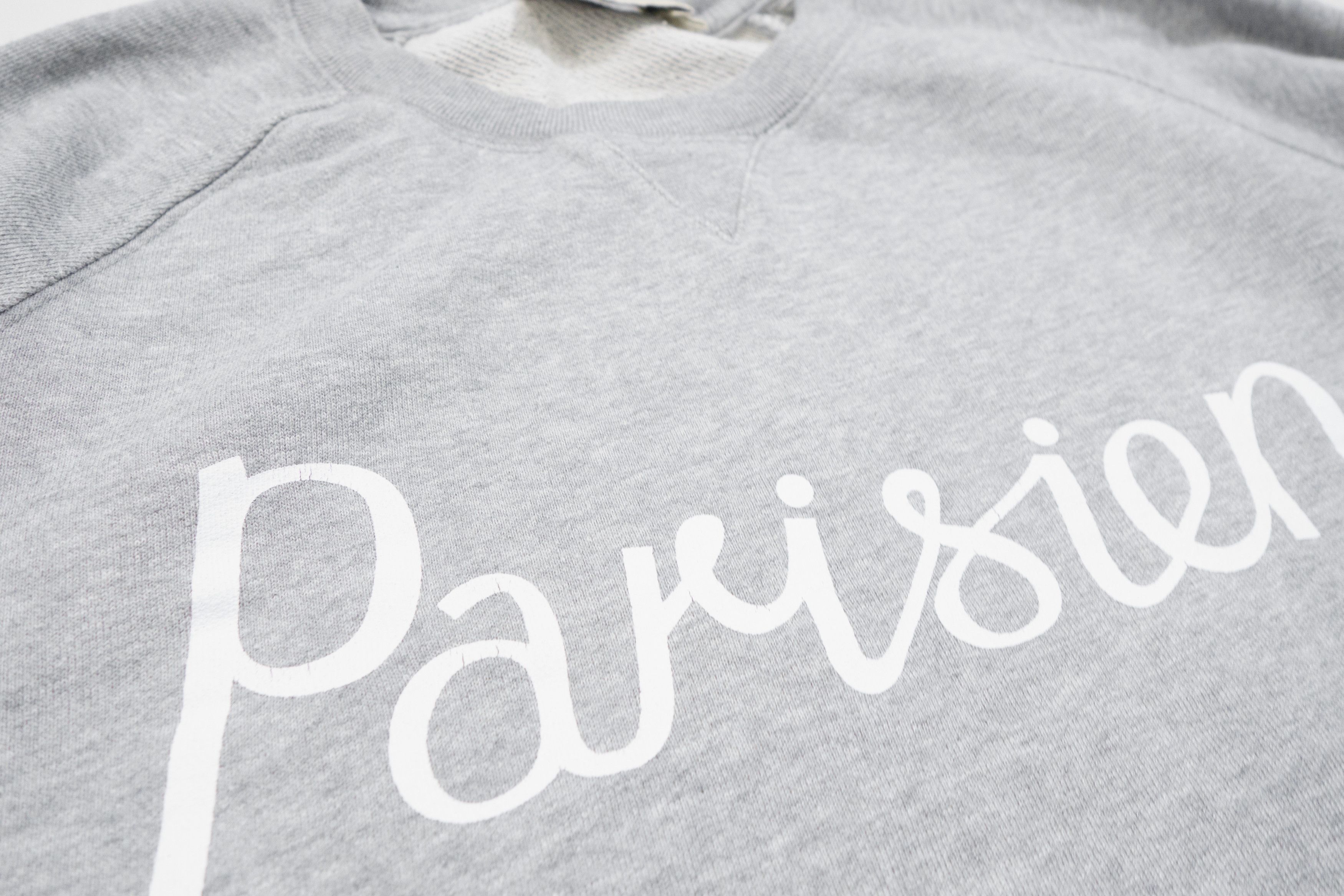 Maison Kitsune Parisien Logo Melange Crewneck Sweatshirt Size US M / EU 48-50 / 2 - 5 Thumbnail