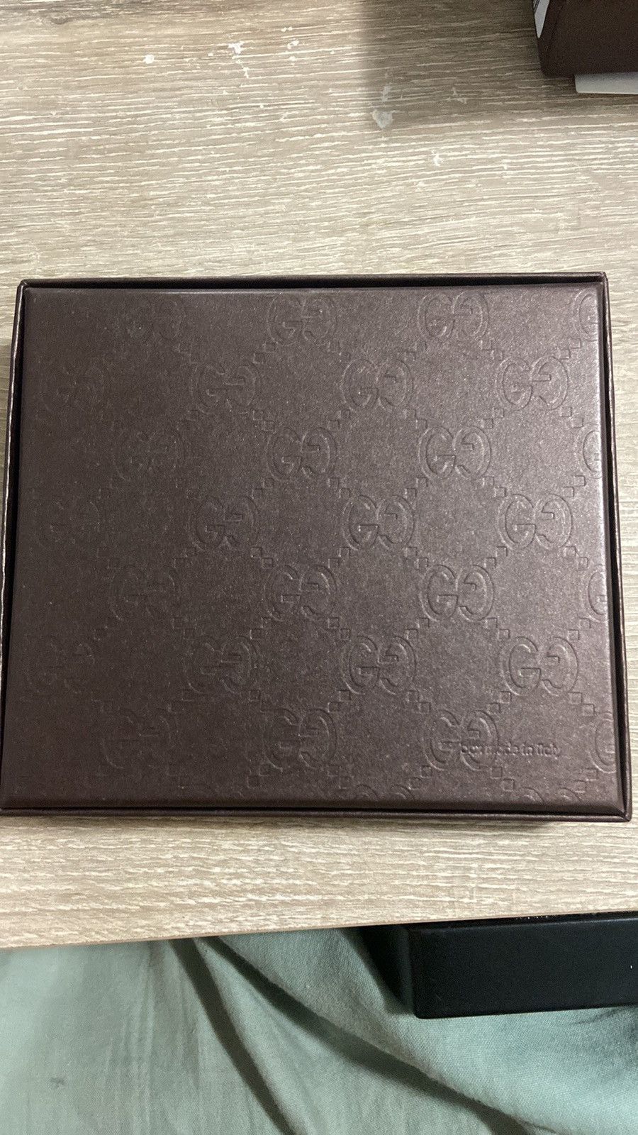 Gucci × Vintage Vintage Gucci GG Dark Green Leather Wallet Size ONE SIZE - 12 Thumbnail