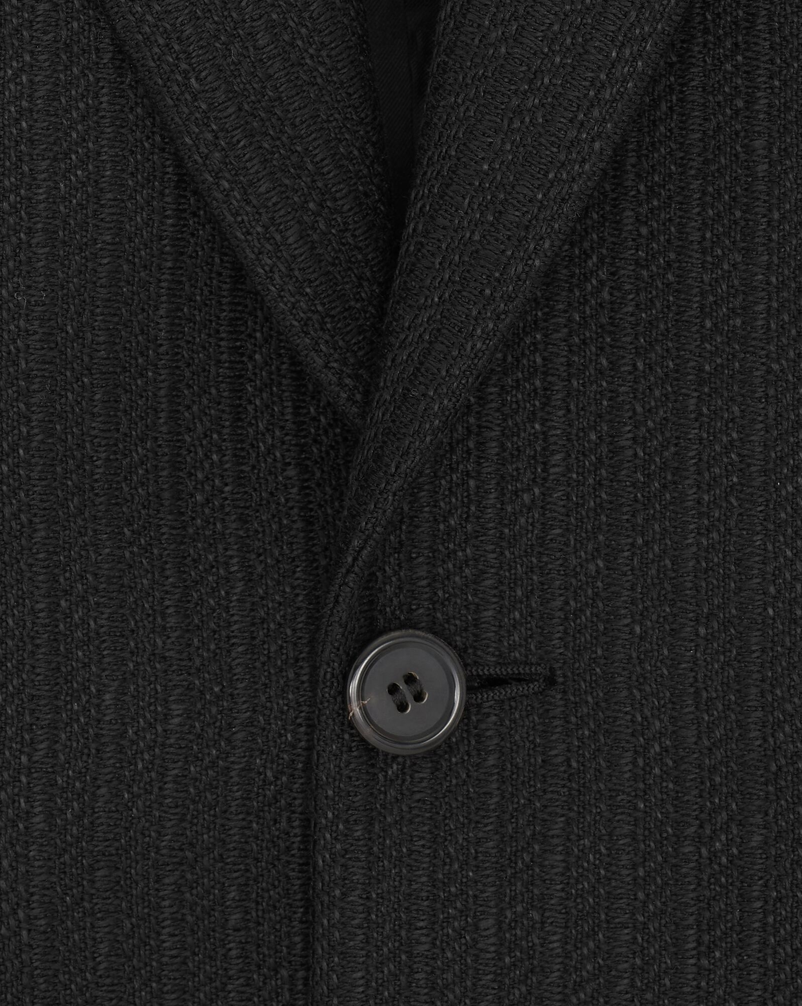 Saint Laurent Paris o1s1wg111124 Single Breasted Jacket Striped Wool Silk Black Size L / US 10 / IT 46 - 3 Thumbnail