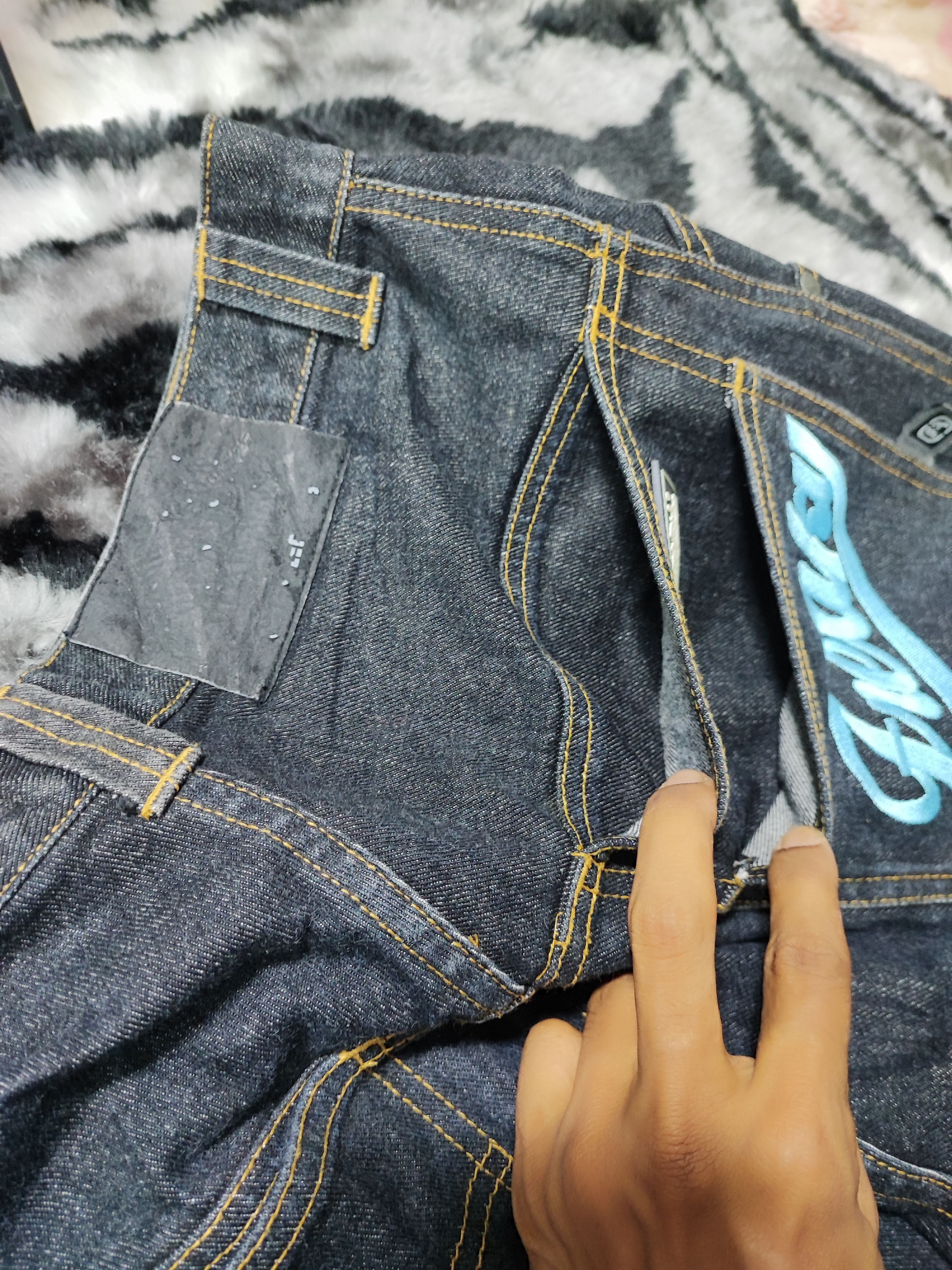 Massive Baggy Skater Pants Freaky Massive Denim Size US 30 / EU 46 - 4 Thumbnail