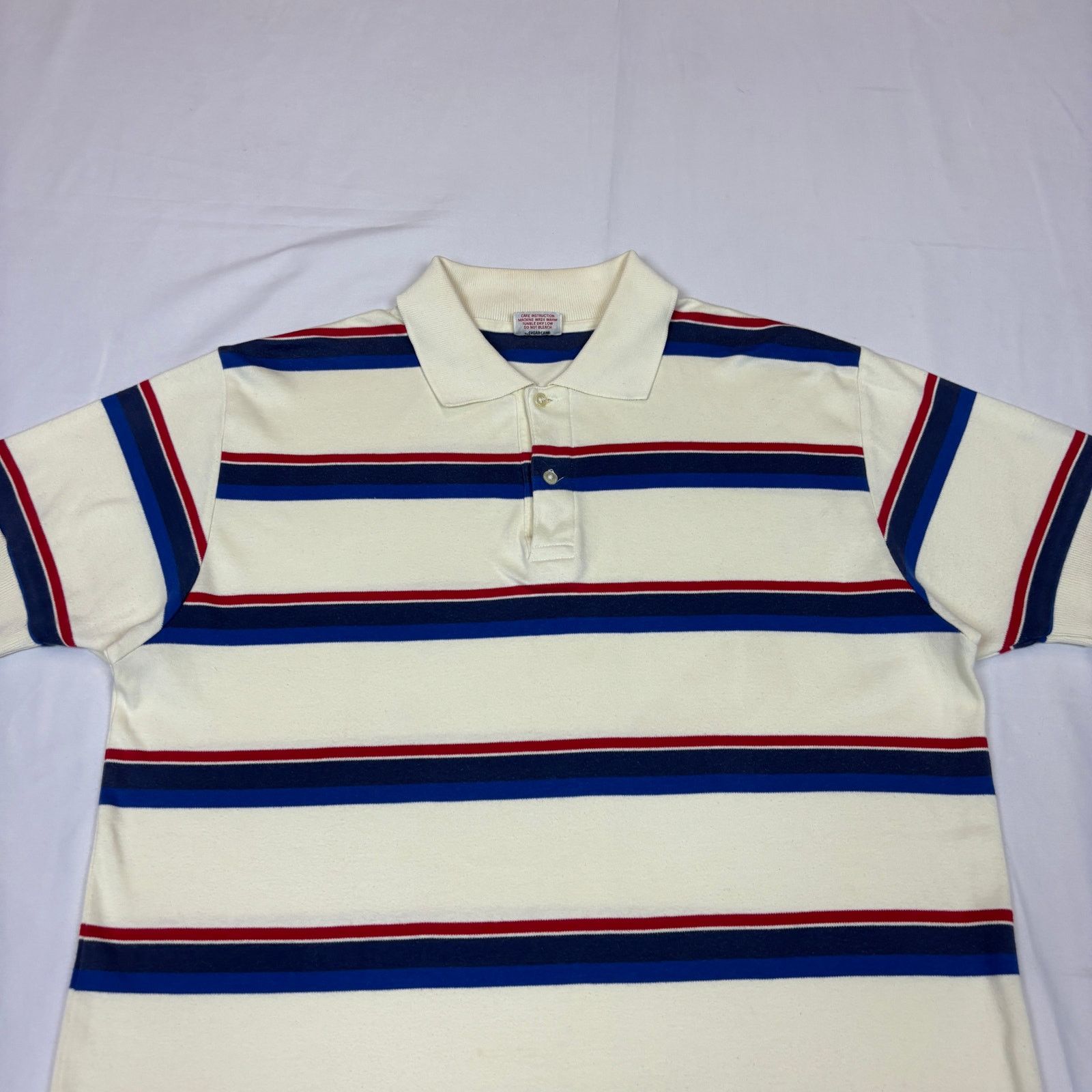 Sugar Cane Cheswick Sugarcane Striped Polo Shirt Men's Large Preppy Size US L / EU 52-54 / 3 - 2 Thumbnail