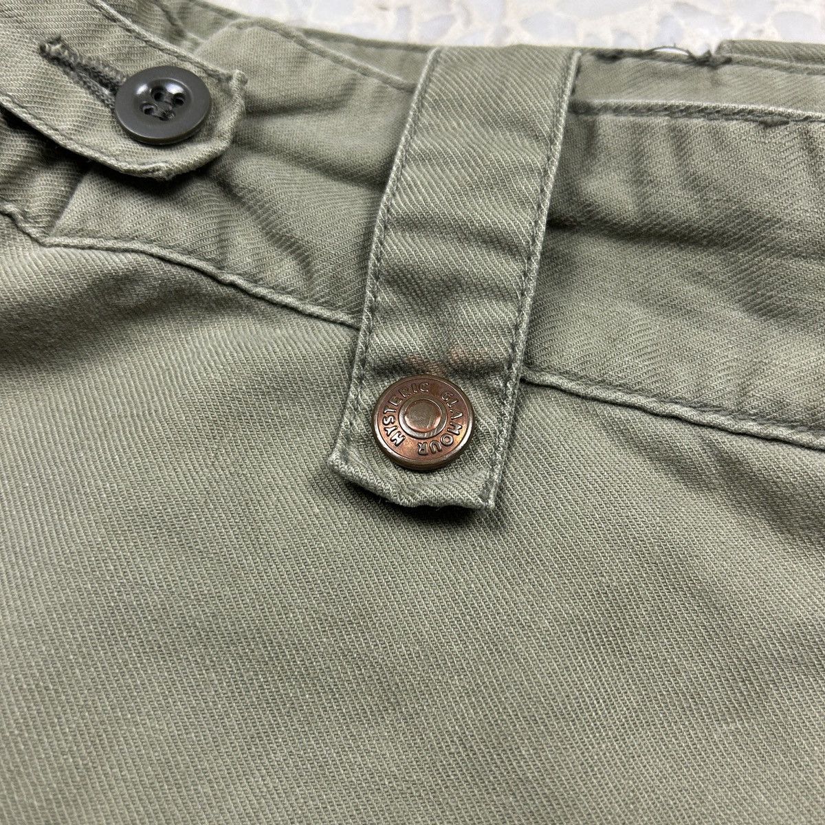 Hysteric Glamour × Japanese Brand × Vintage 1990s Hysteric Glamour - Military Shorts Size US 28 / EU 44 - 15 Thumbnail