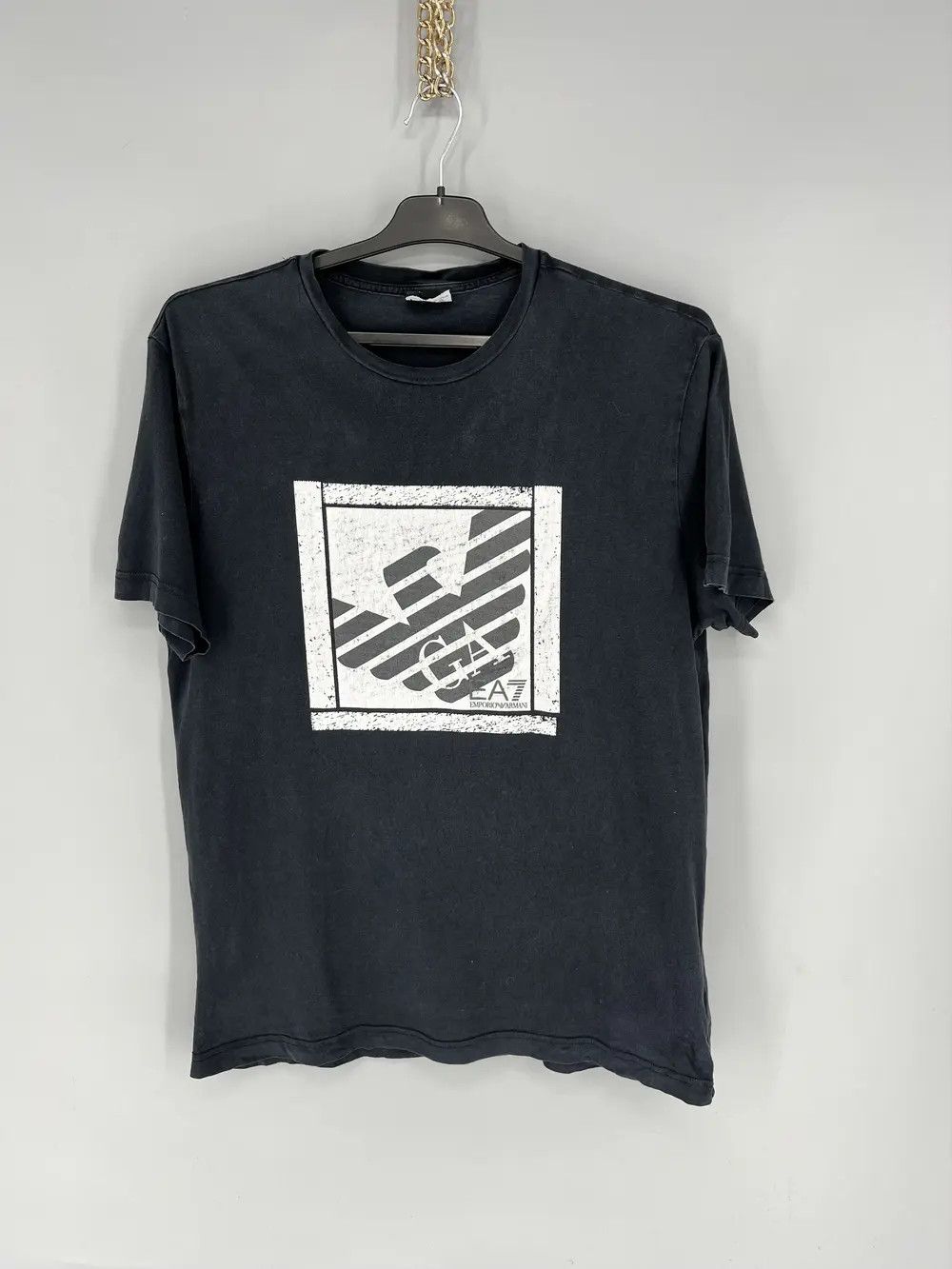 Armani Vintage Y2K Emporio Armani Big Logo Designer Made In Size US M / EU 48-50 / 2 - 1 Thumbnail