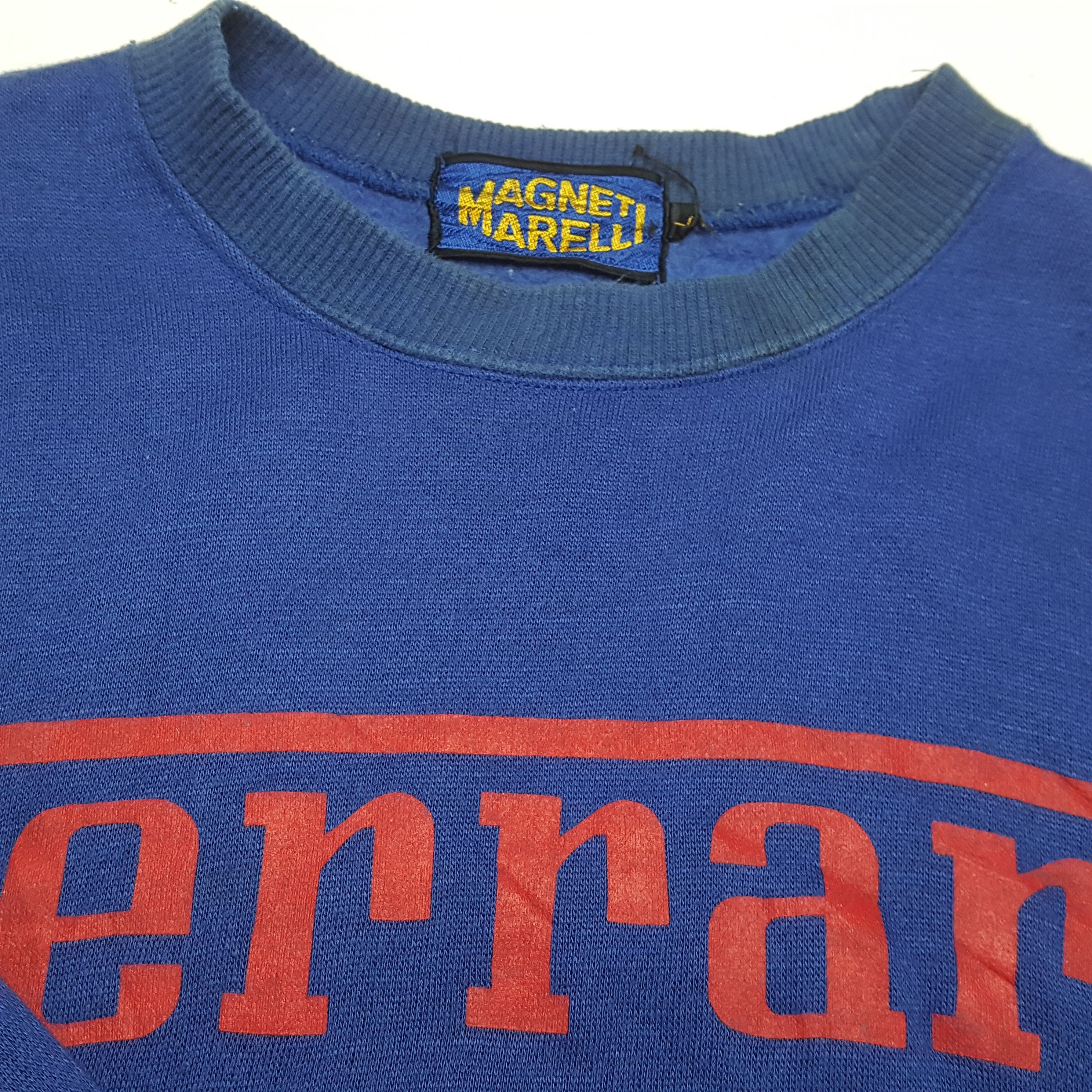 Ferrari × Vintage FERRARI MAGNETI MARELLI Center Logo Vintage Sweatshirt Size US M / EU 48-50 / 2 - 10 Thumbnail