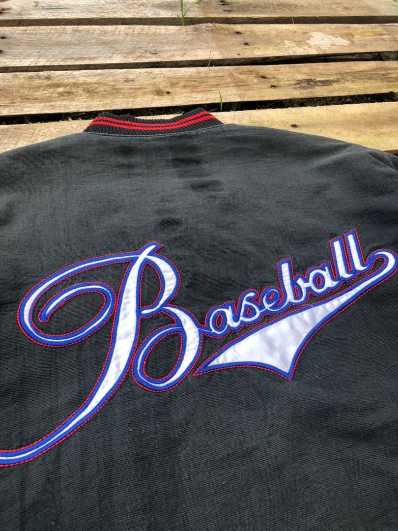 MLB × Nike Vintage 90s MLB Nike Baseball Varsity Jacket Size US L / EU 52-54 / 3 - 13 Thumbnail