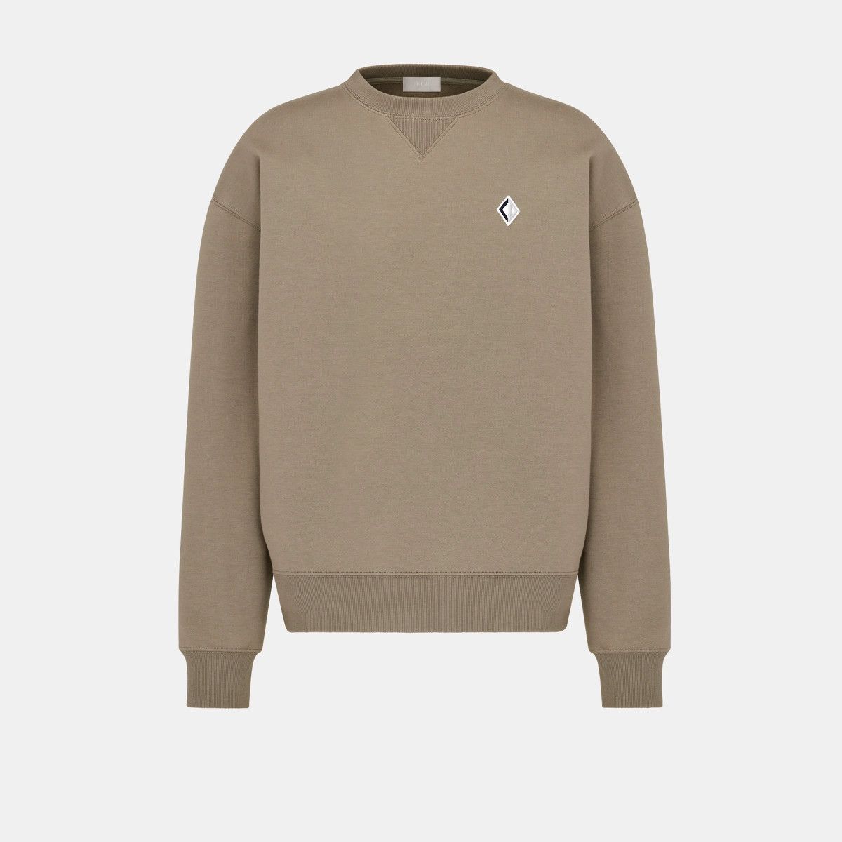 o1bcso1str0225 CD Diamond Oversized Sweatshirt in Beige