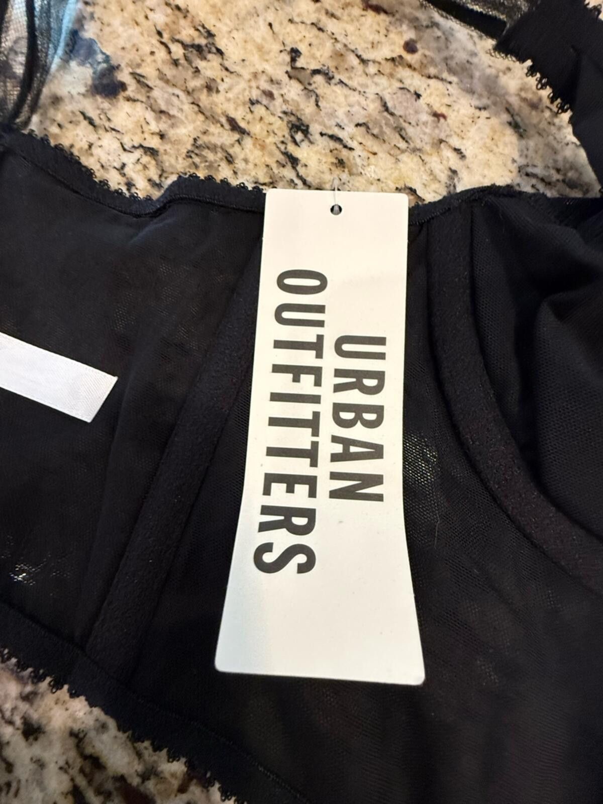 Urban Outfitters Urban outfitters black bralette top coquette bows SZ M Size ONE SIZE - 7 Thumbnail