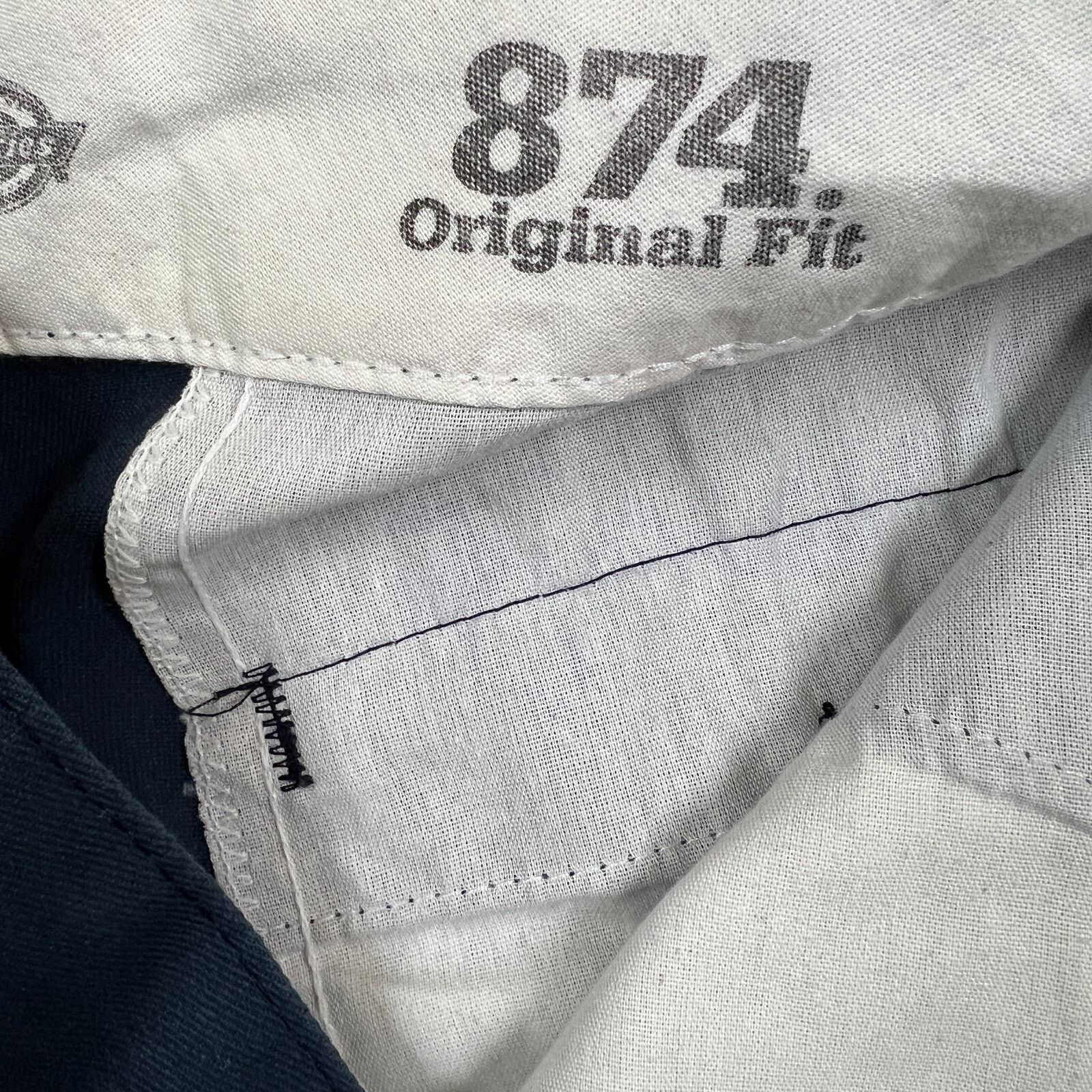 Dickies × Vintage Dickies 874 Pants 34x26 Original Work Casual Chino Trousers Size US 34 / EU 50 - 9 Thumbnail