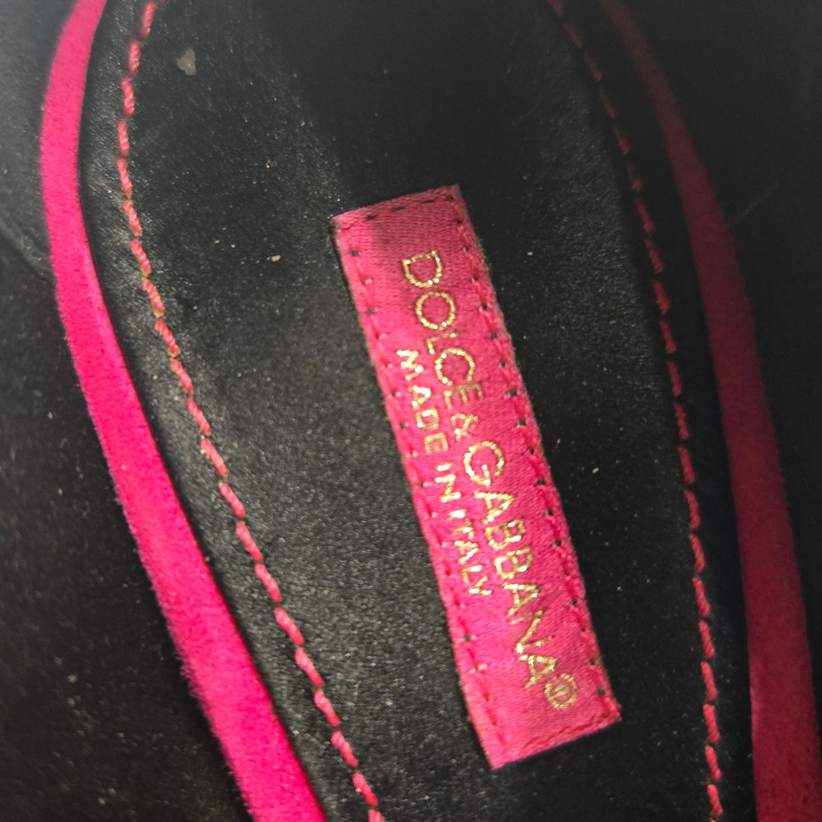 Dolce & Gabbana Dolce & Gabbana Face Wedge Platform Suede Heels EU 36.5 Size US 6.5 / IT 36.5 - 11 Thumbnail