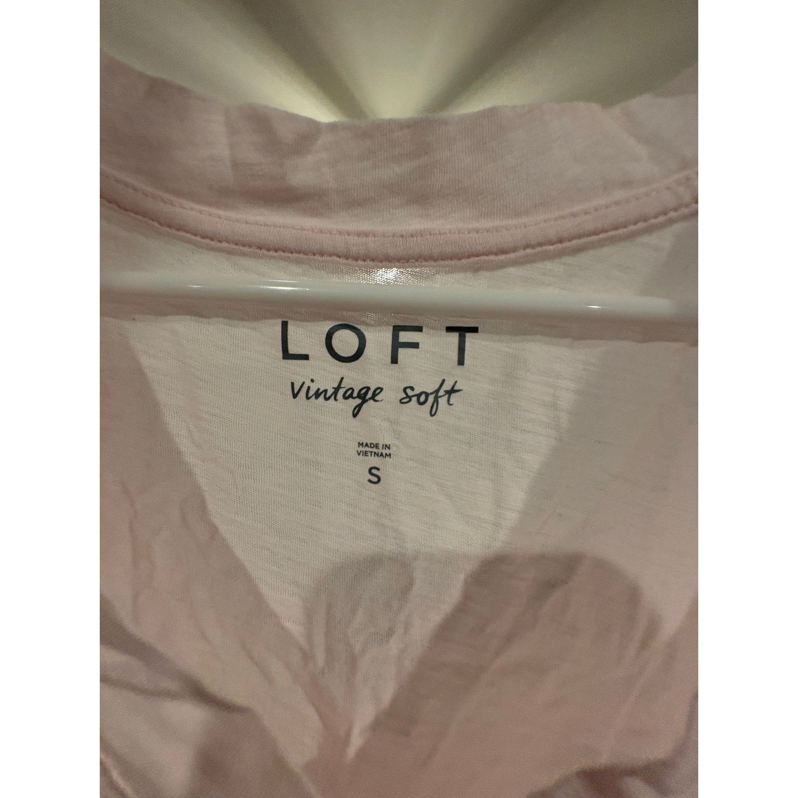Loft LOFT Vintage Soft Women’s Small Light Short Sleeve T-Shirt Size S / US 4 / IT 40 - 3 Thumbnail