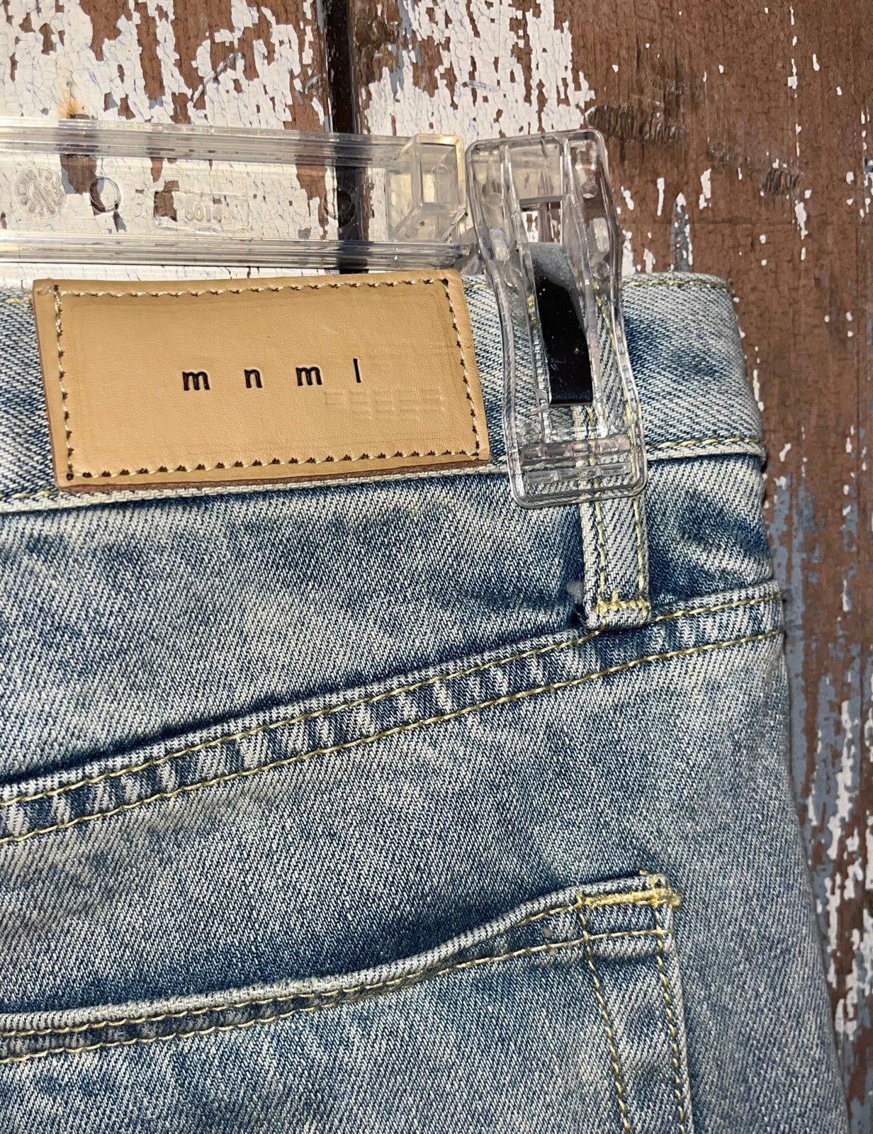 Designer MNML Skinny Jeans Ankle Zipper Size 31 Size US 31 - 3 Thumbnail