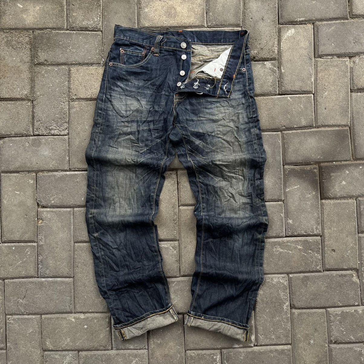 Levi's 90s Vintage Raw Denim Seldvedge Levi’s 501 Made In USA Size US 30 / EU 46 - 8 Thumbnail