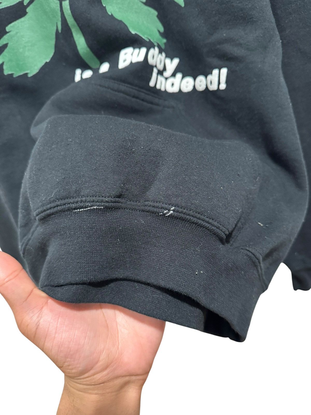 Cactus Plant Flea Market Cactus Plant Flea Market Buddy With Weed Hoodie Black Size US M / EU 48-50 / 2 - 3 Thumbnail