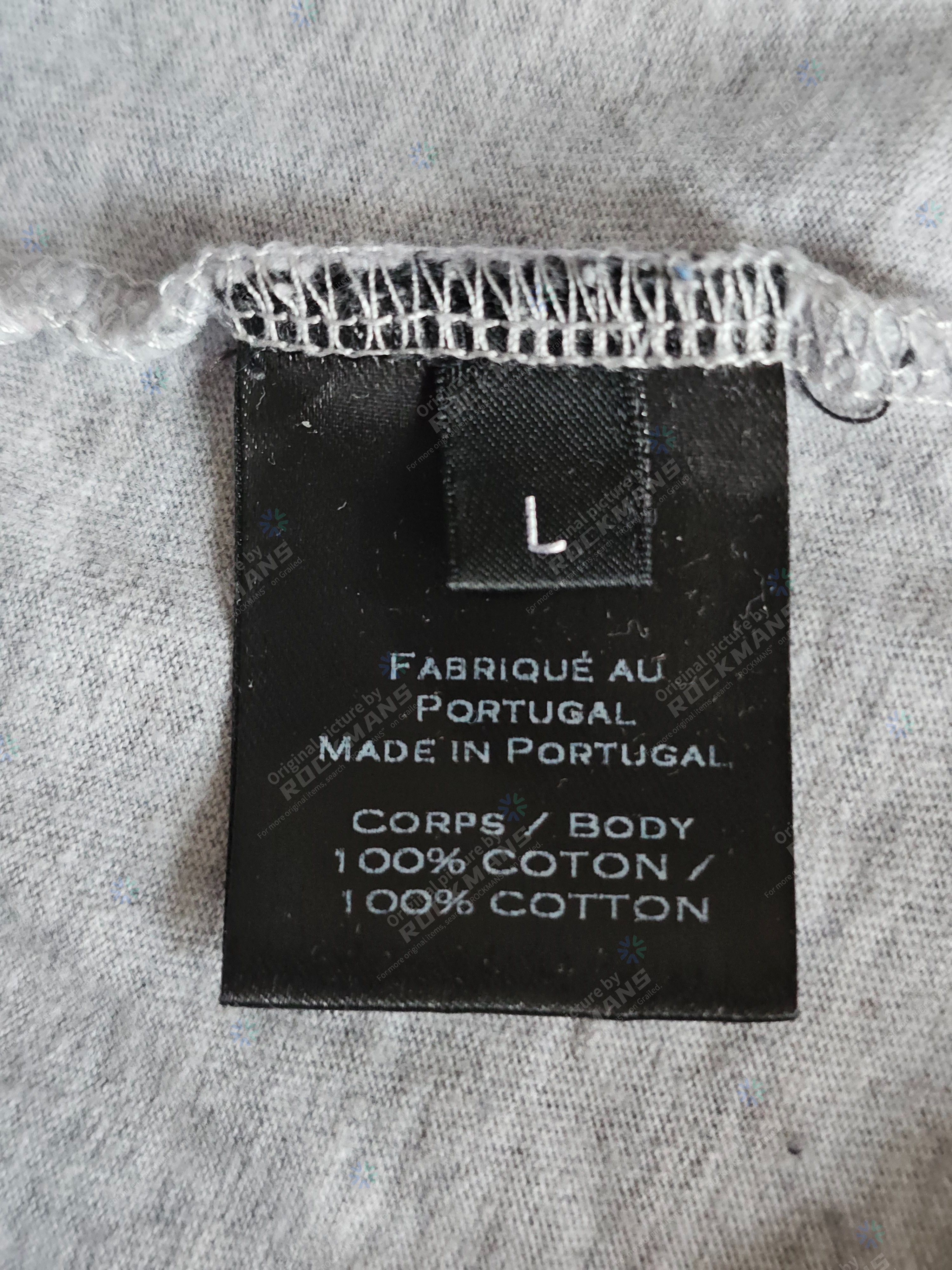 Balmain Balmain Men's Light Gray T-Shirt Size L Size US L / EU 52-54 / 3 - 5 Thumbnail