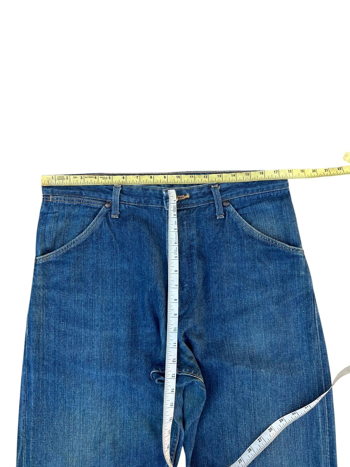 Wrangler Vintage 90s Wrangler Blue Bell Mud Denim Selvedge Jeans Size US 35 - 4 Thumbnail