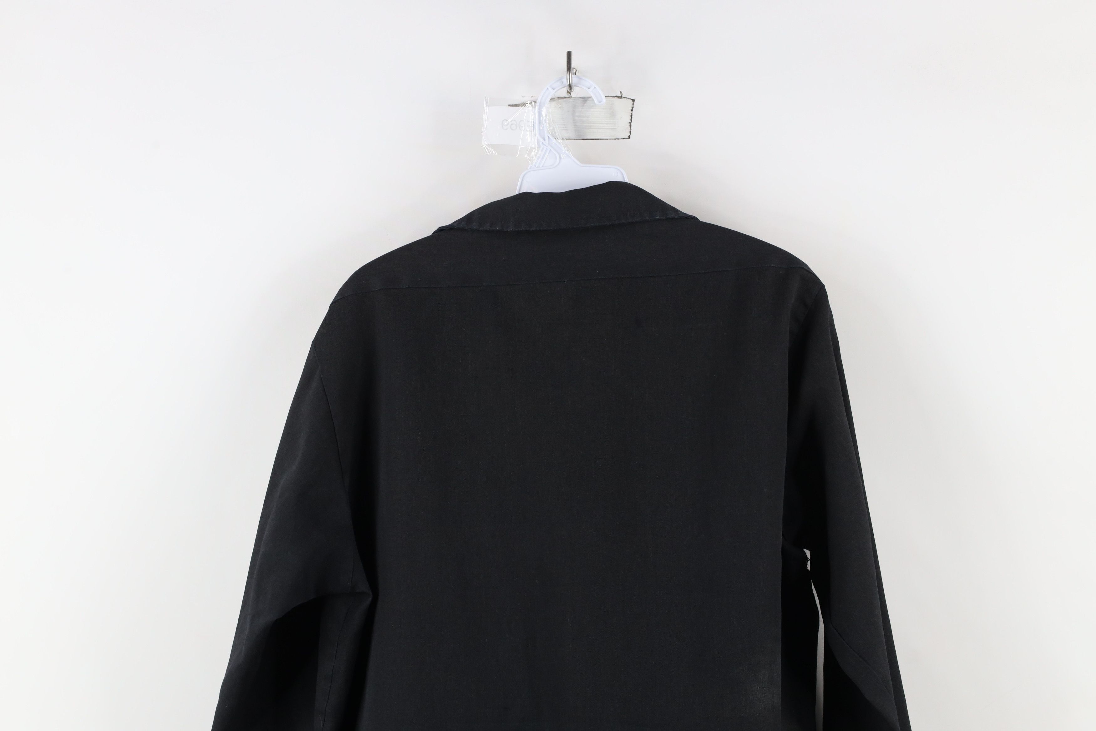 Dickies × Vintage Vintage 90s Dickies Workwear Button Shirt Black USA Size US M / EU 48-50 / 2 - 14 Thumbnail
