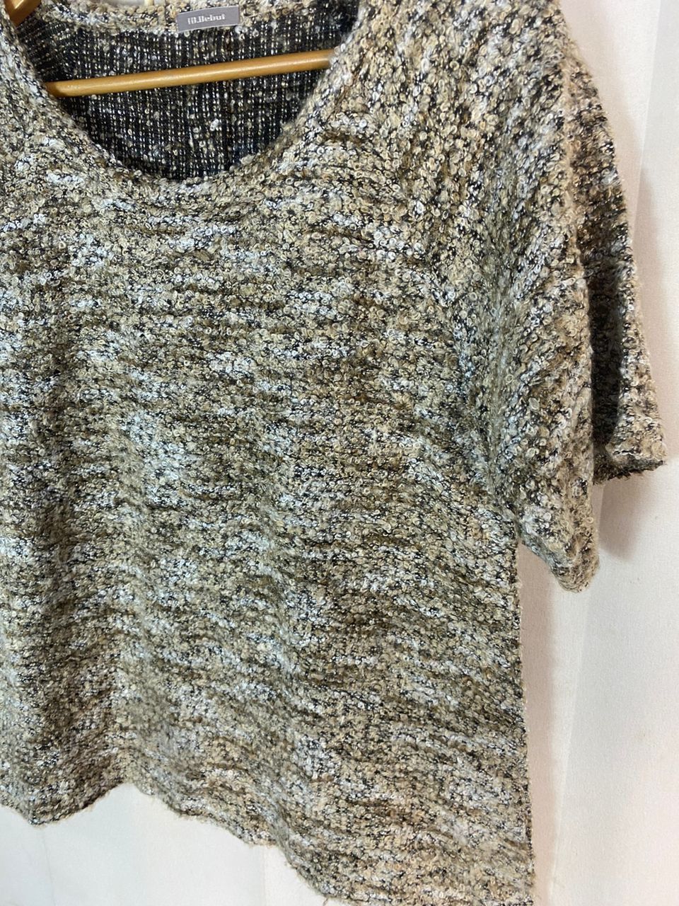 Japanese Brand ID.DEBUT KNIT BLOUSE SHIRT Size S / US 4 / IT 40 - 2 Thumbnail