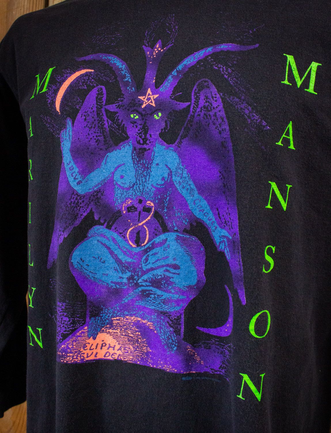 Band Tees × Vintage Vintage Marilyn Manson When I'm God Concert T Shirt 1996 Size US XL / EU 56 / 4 - 5 Thumbnail