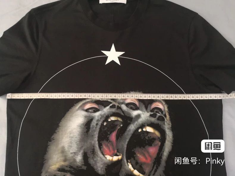 Givenchy Givenchy Monkey Head Short Sleeve, Double Monkey Head T-Sh Size US S / EU 44-46 / 1 - 8 Thumbnail